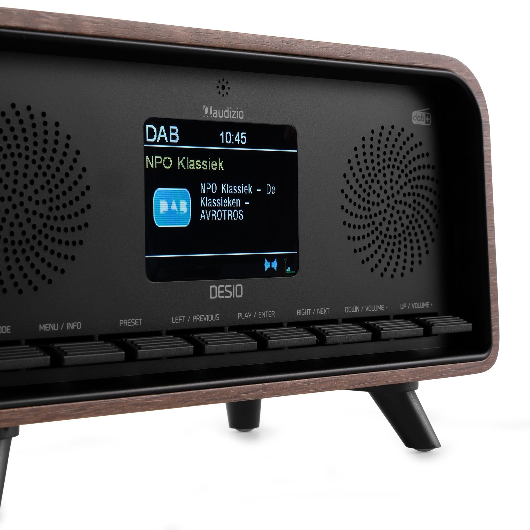 Desio DAB Radio Dark Wood