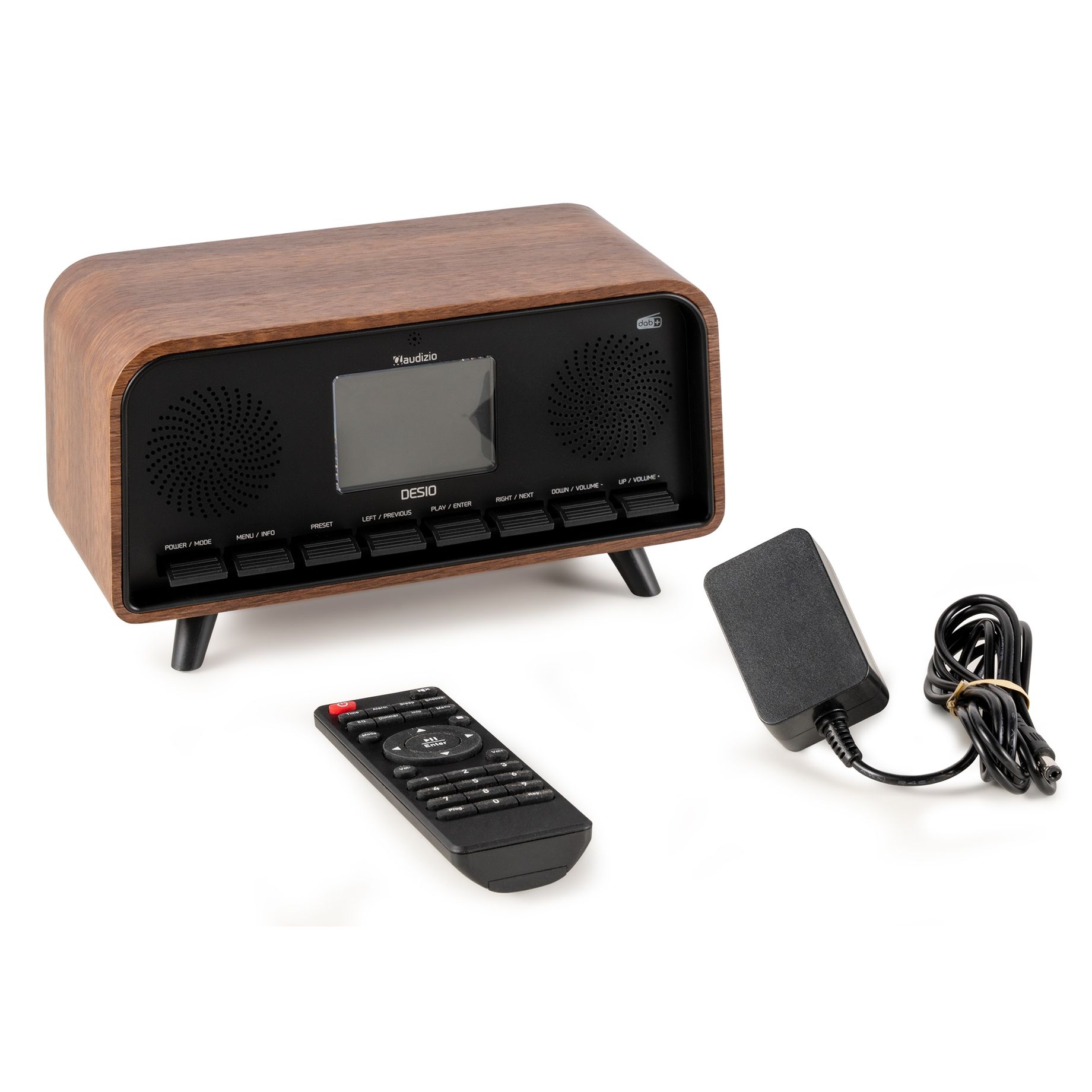 Desio DAB Radio Dark Wood