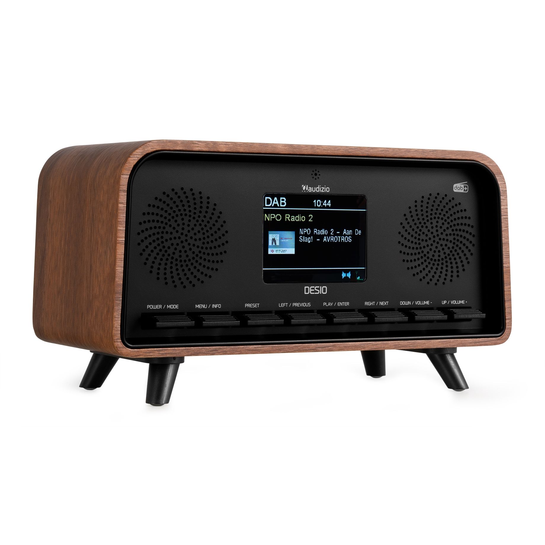 Desio DAB Radio Dark Wood