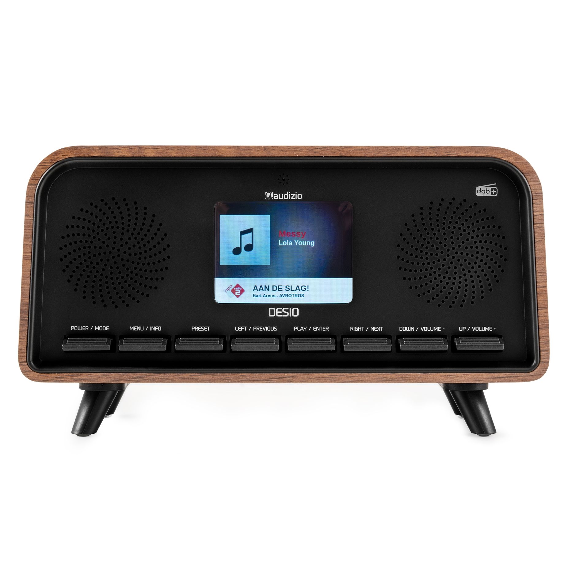 Desio DAB Radio Dark Wood