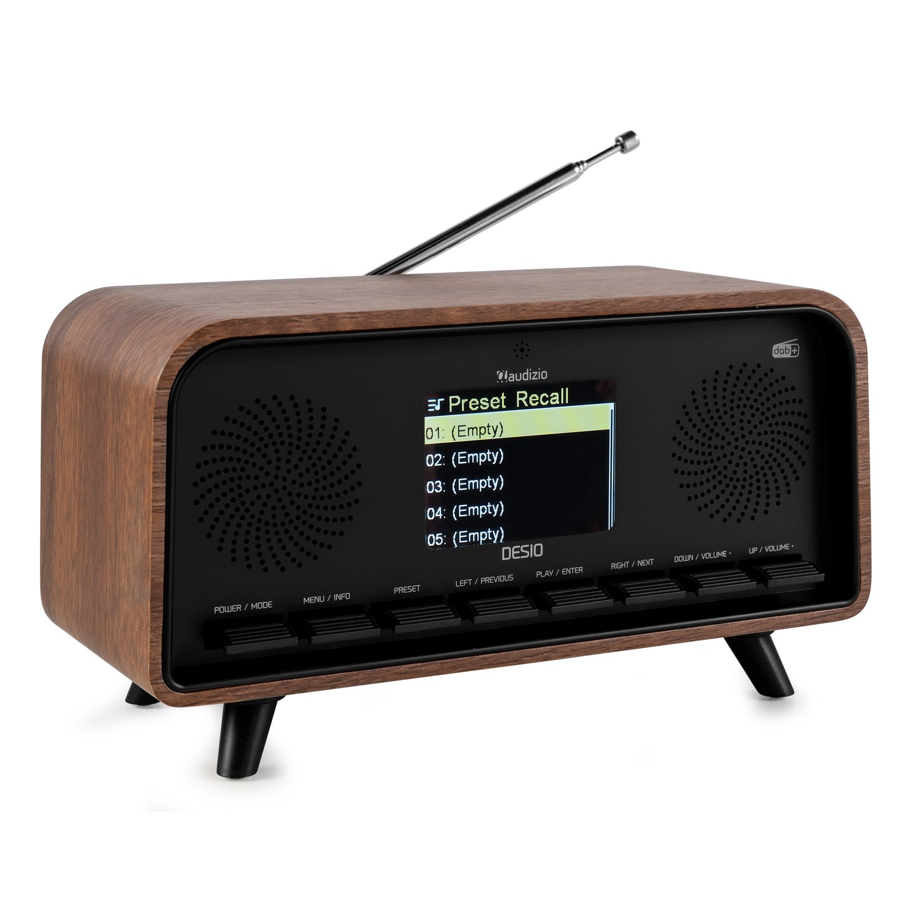 Desio DAB Radio Dark Wood