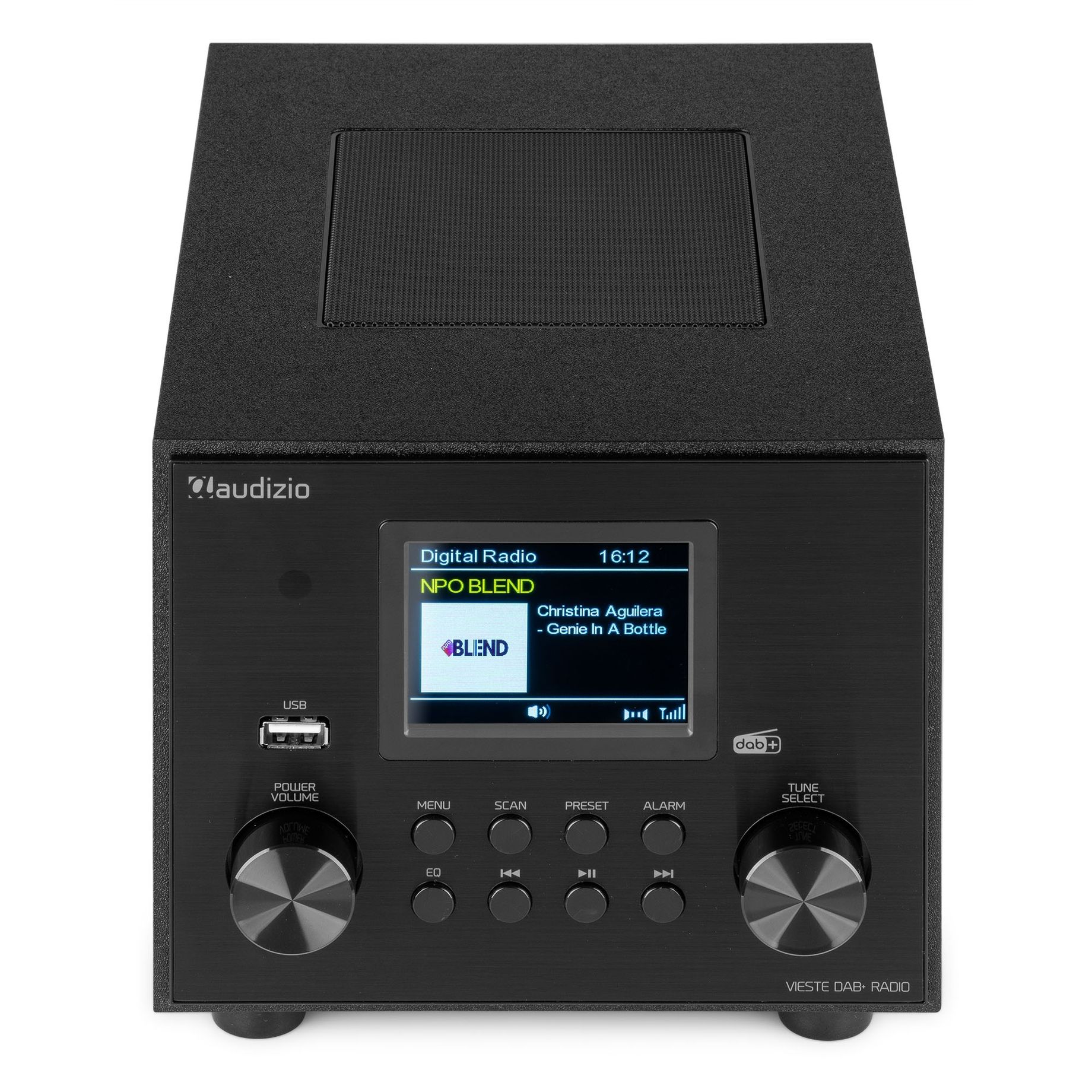 Vieste DAB+ Radio with Subwoofer Black