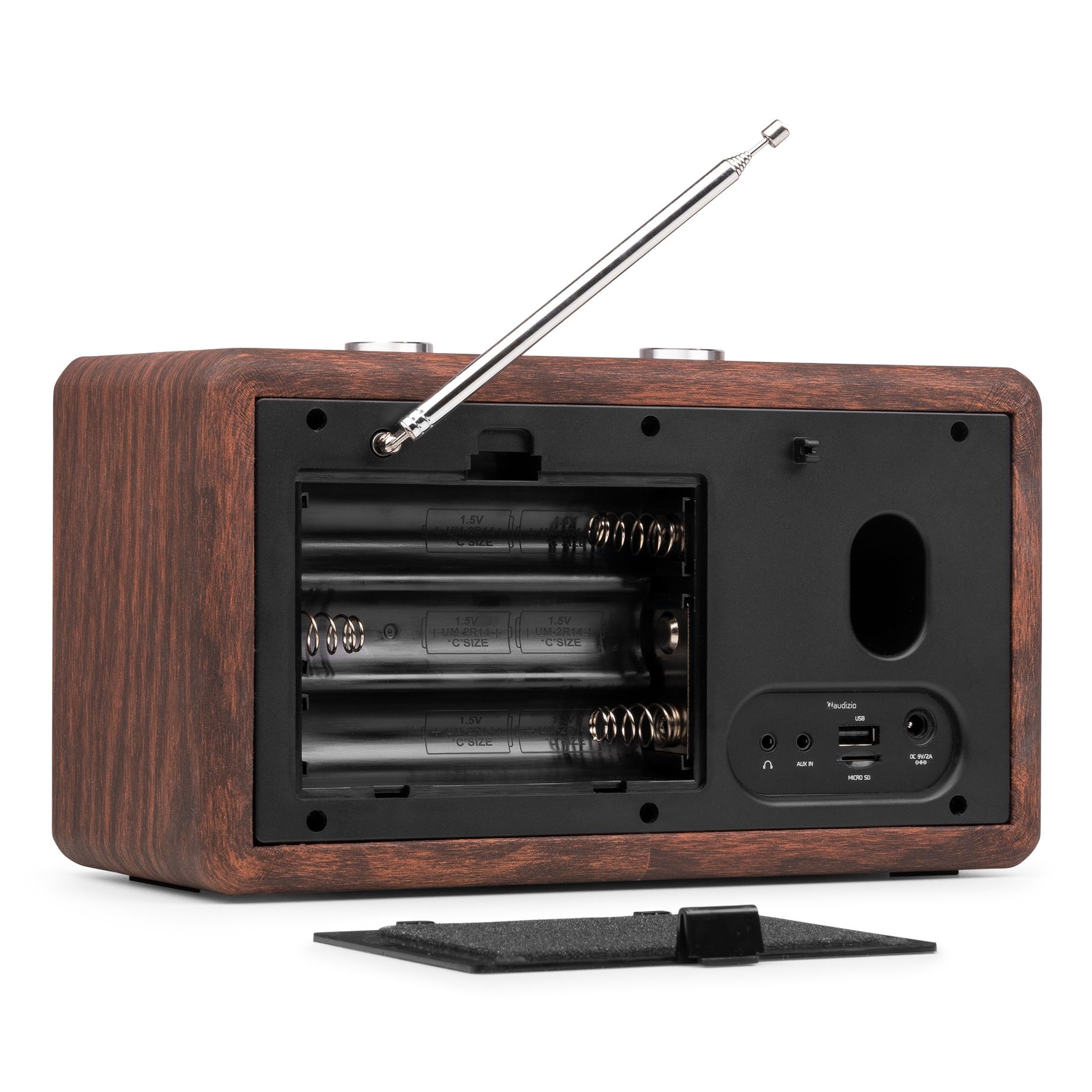 Tune60 DAB Radio Retro Dark Wood