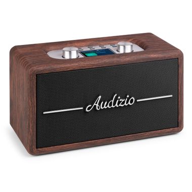 Tune60 DAB Radio Retro Dark Wood