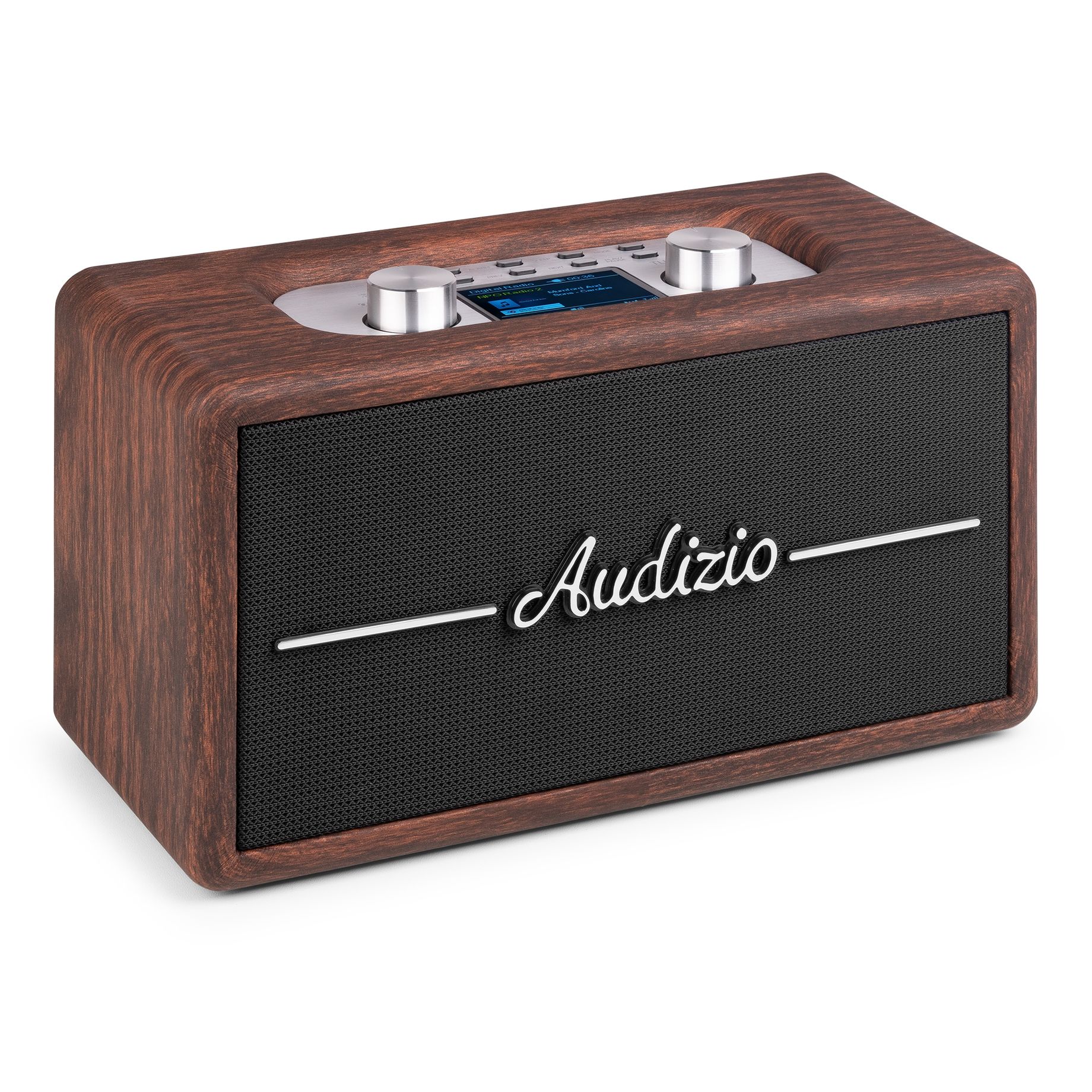 Tune60 DAB Radio Retro Dark Wood