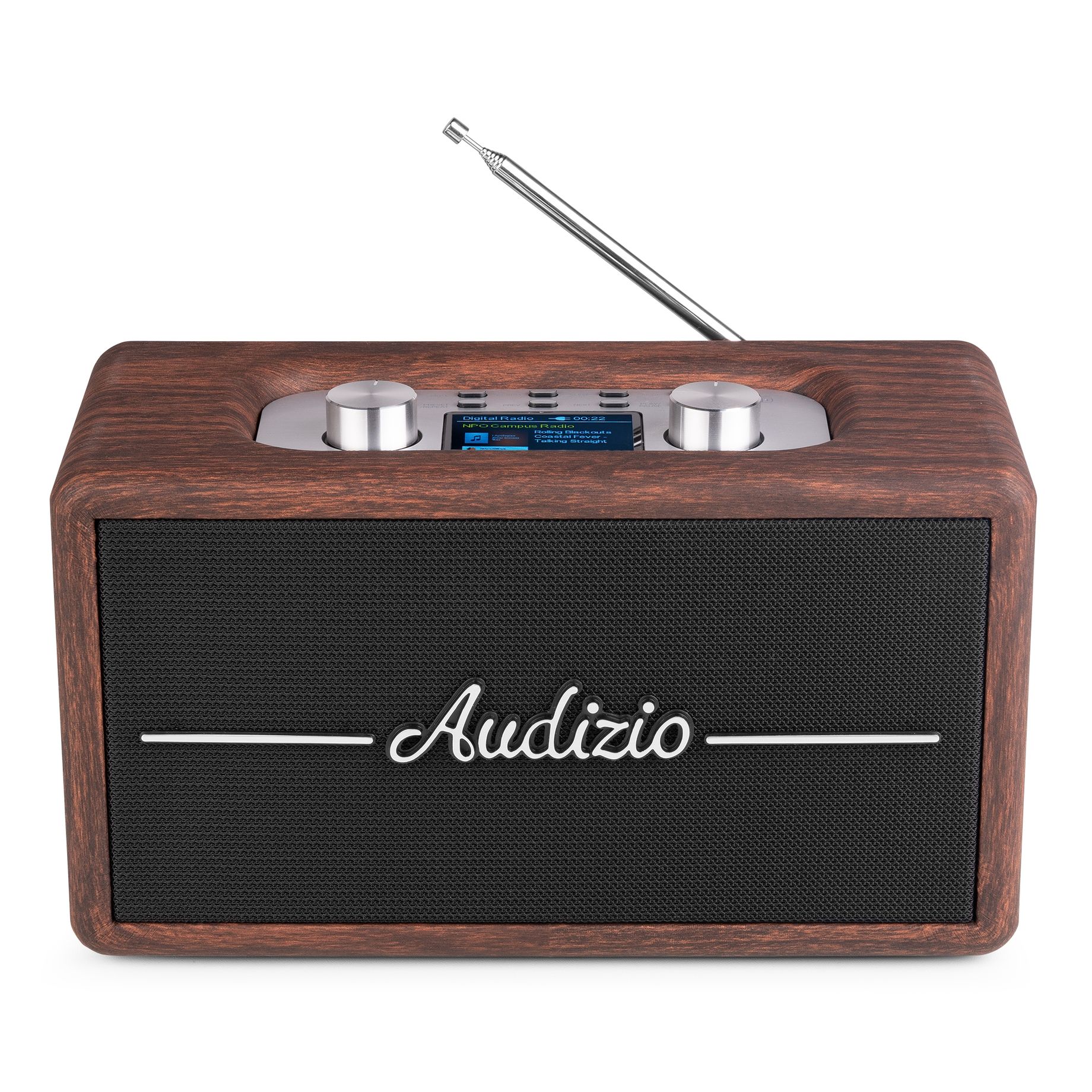 Tune60 DAB Radio Retro Dark Wood