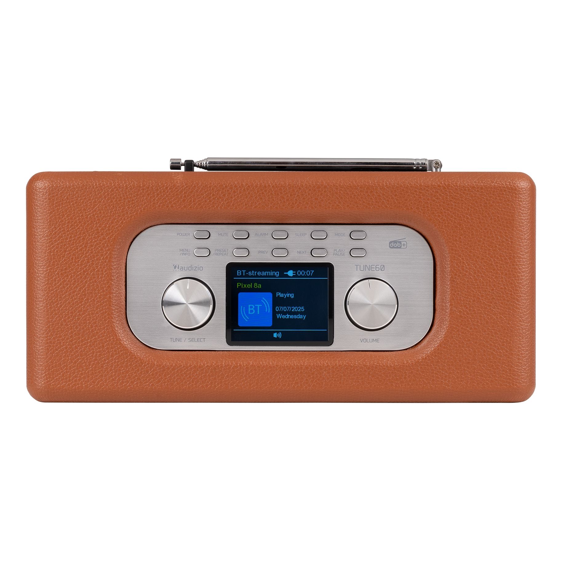 Tune60 DAB Radio Retro Brown