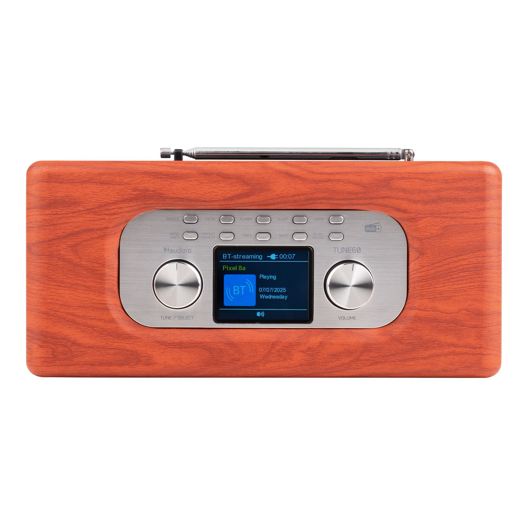 Tune60 DAB Radio BT Retro Cherry