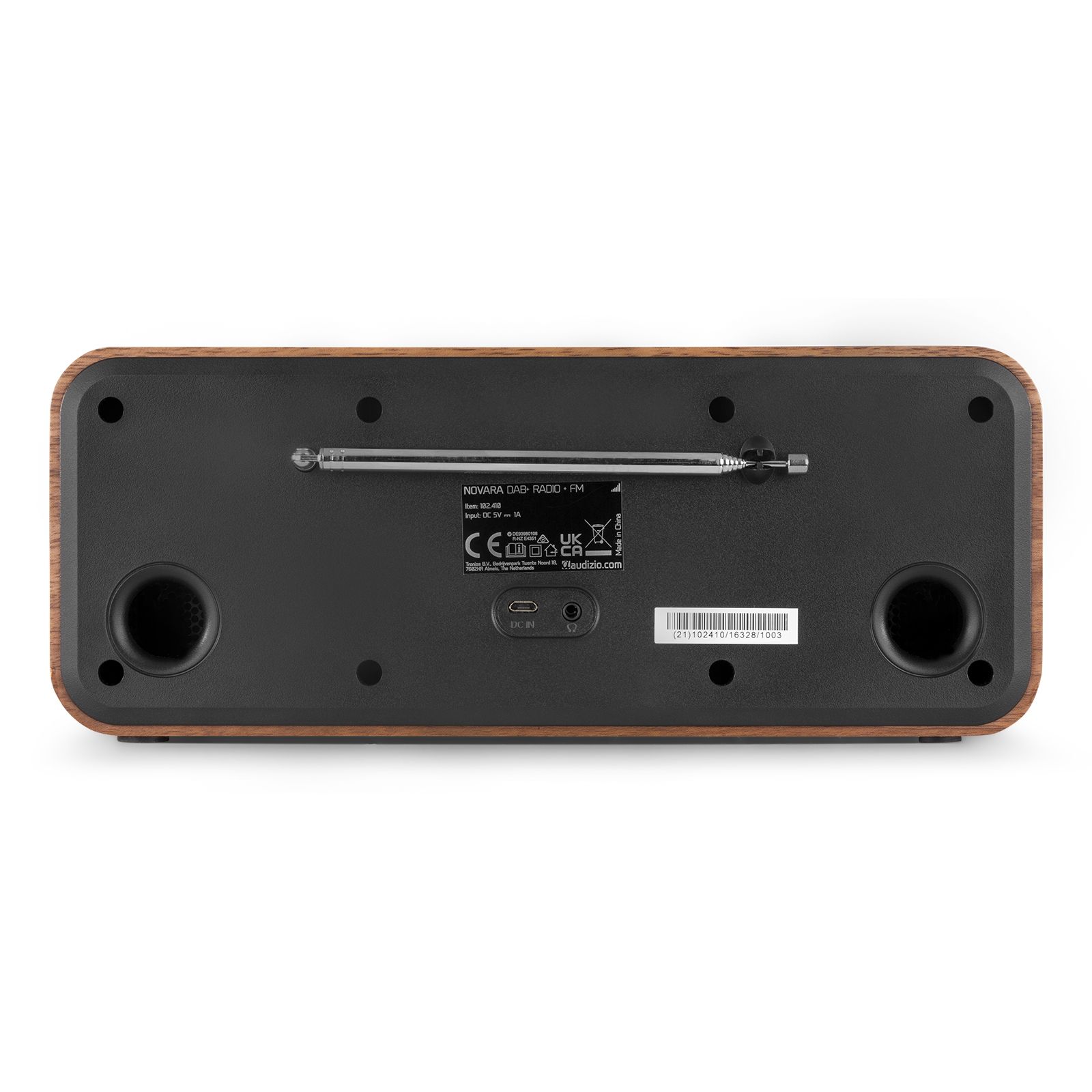 Novara DAB+ Stereo Radio Wood
