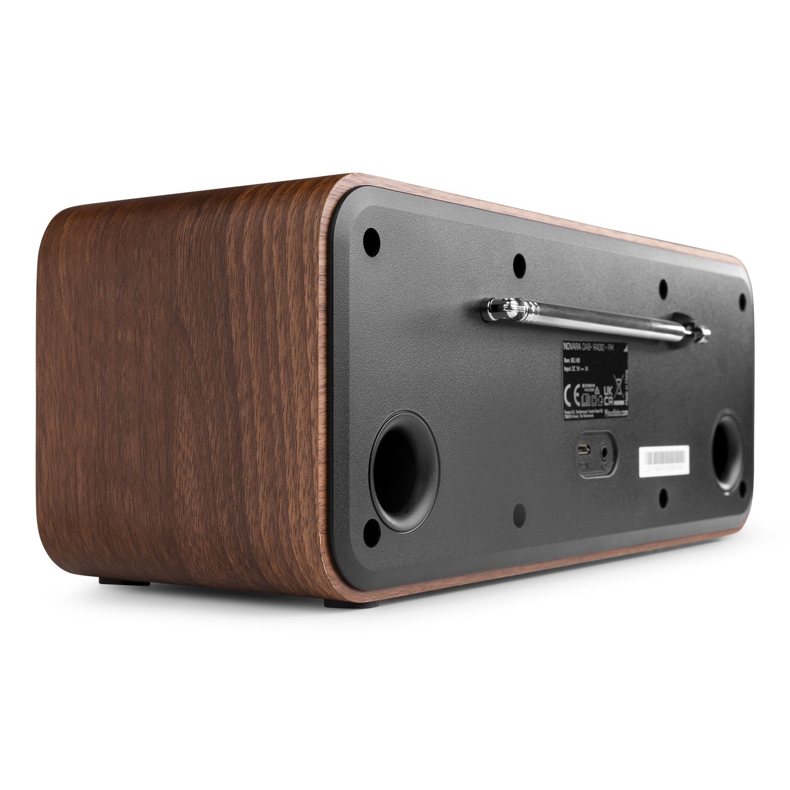 Novara DAB+ Stereo Radio Wood