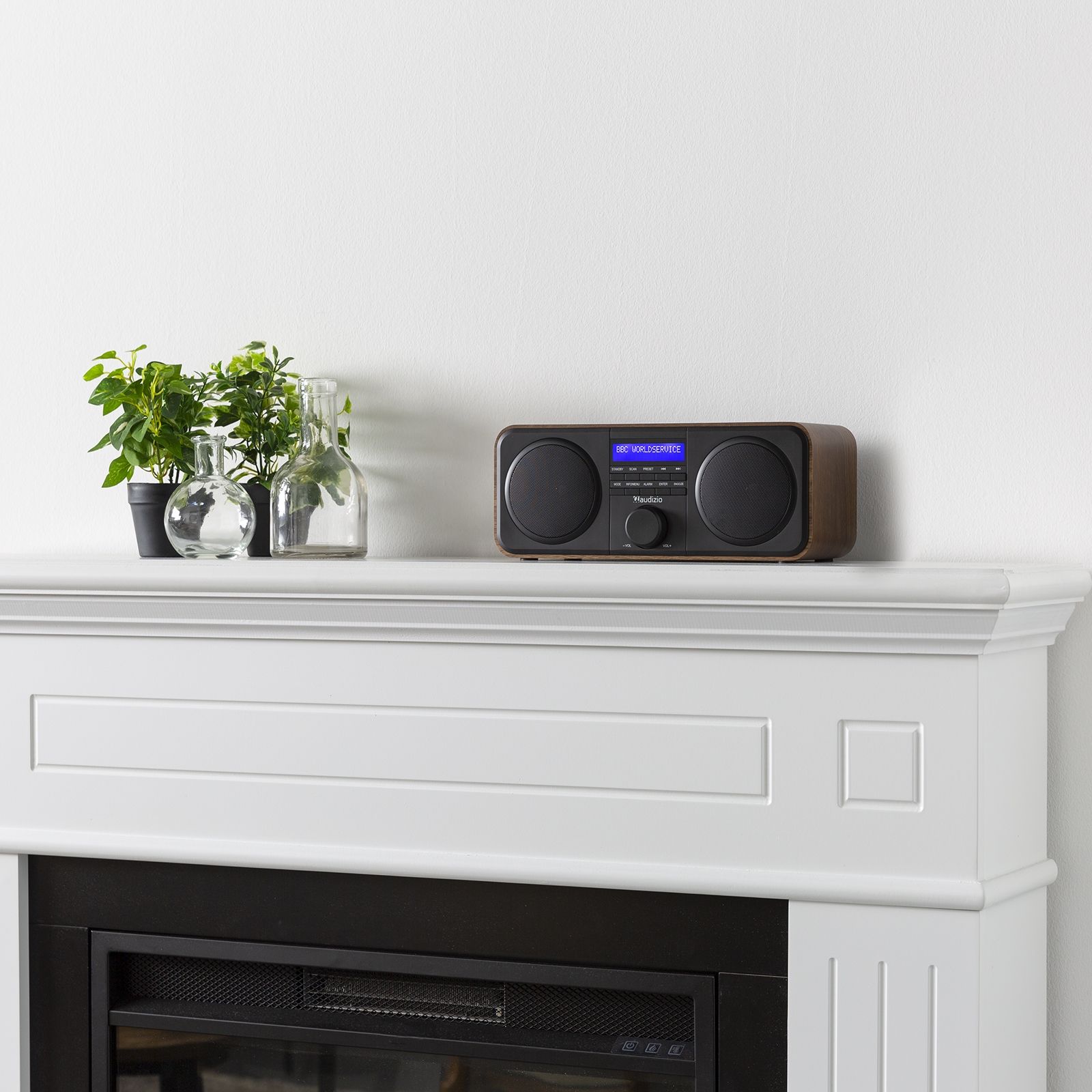 Novara DAB+ Stereo Radio Wood