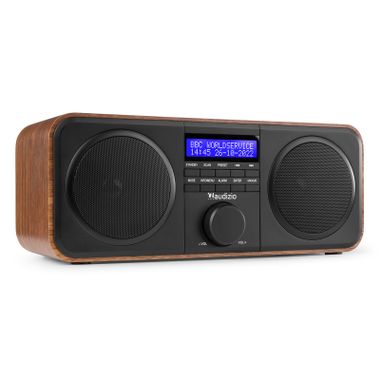 Novara DAB+ Stereo Radio Wood