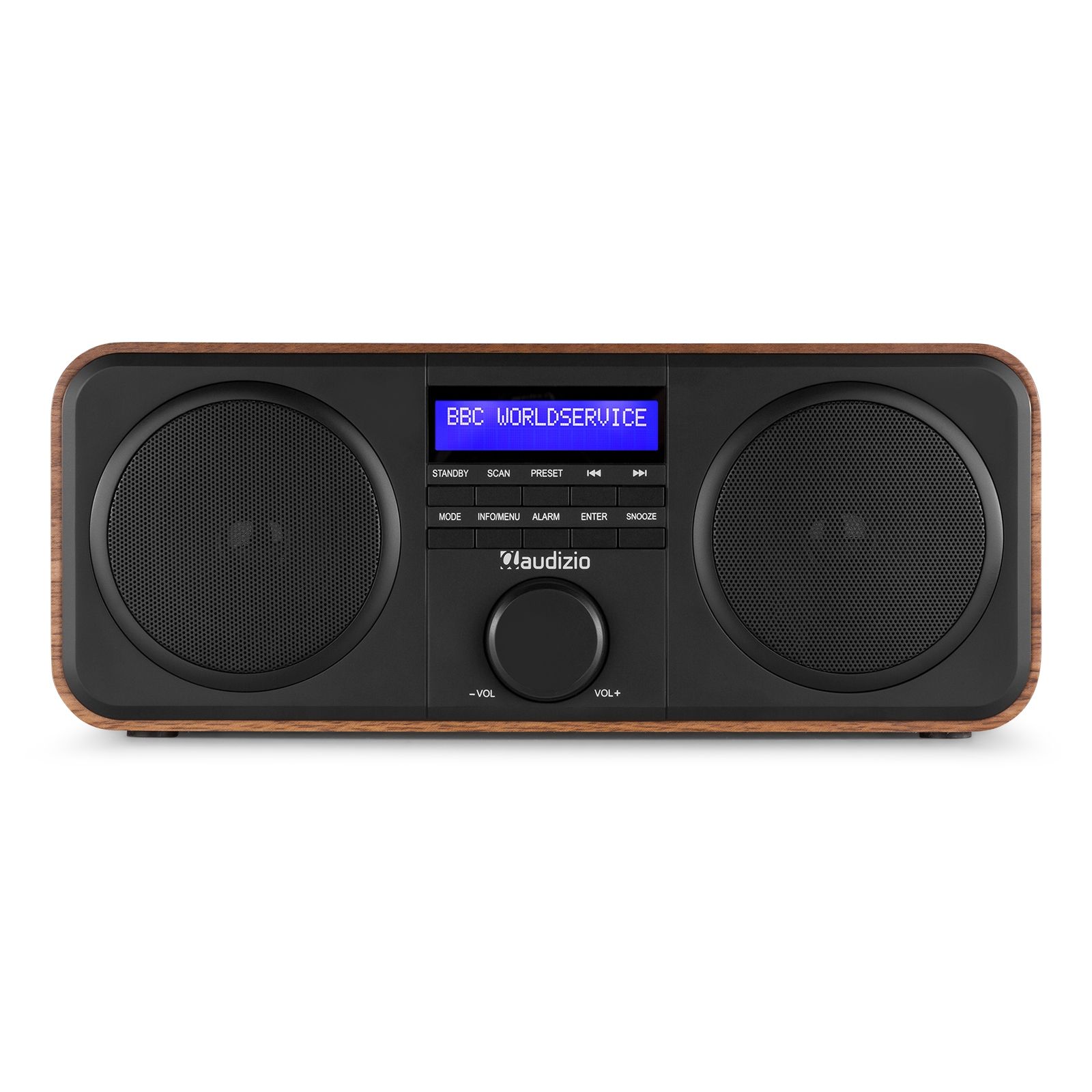 Novara DAB+ Stereo Radio Wood