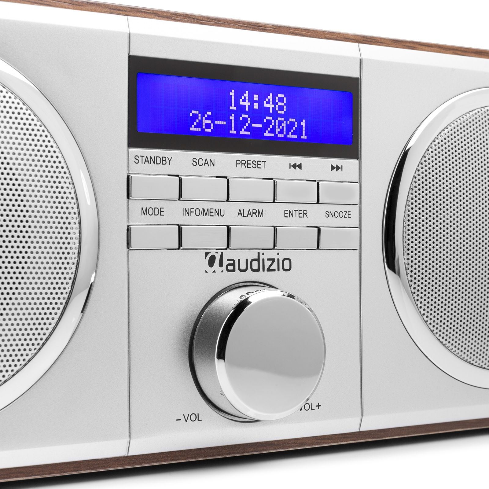 Novara DAB+ Stereo Radio Silver