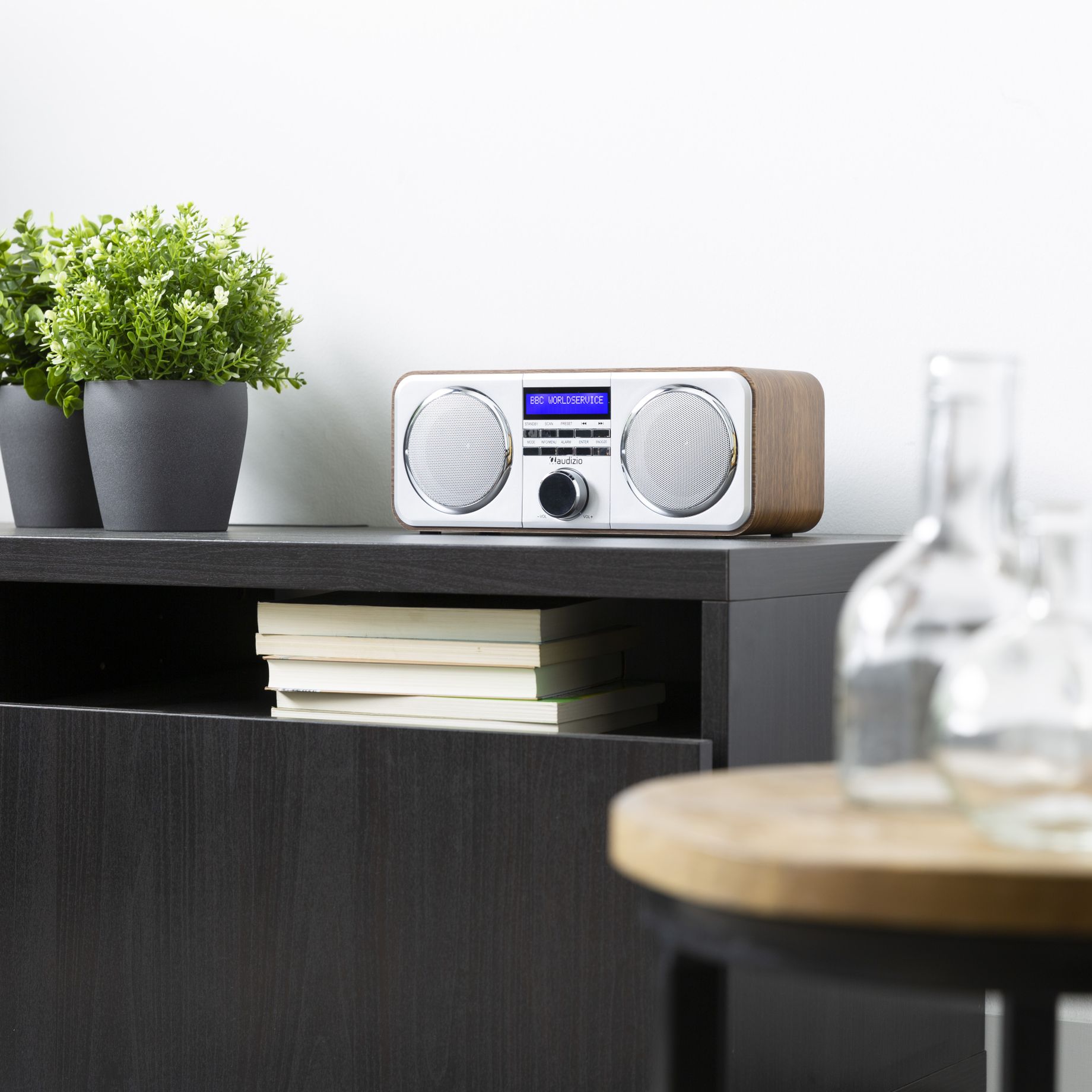 Novara DAB+ Stereo Radio Silver