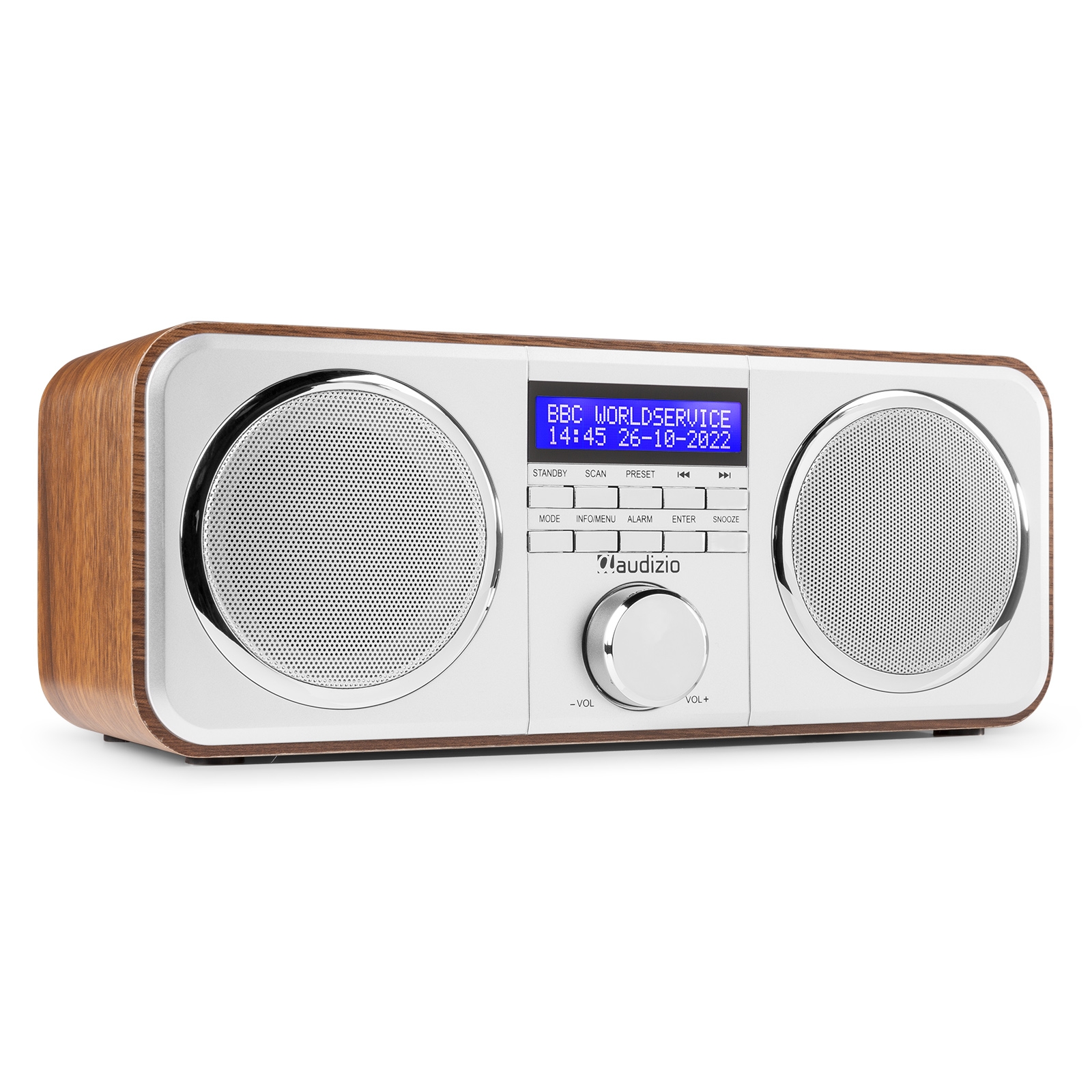 Novara DAB+ Stereo Radio Silver