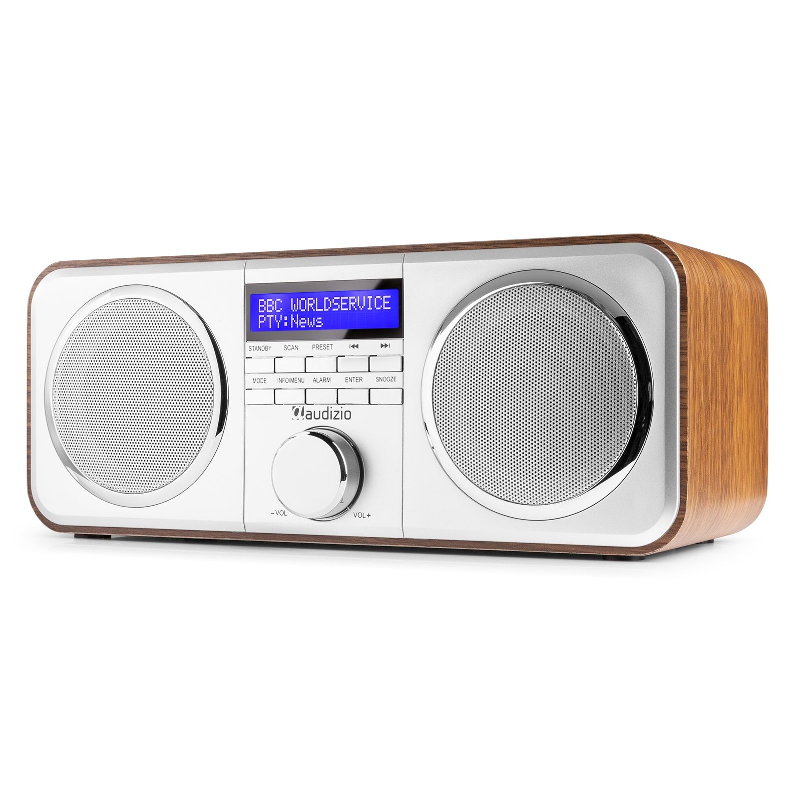 Novara DAB+ Stereo Radio Silver