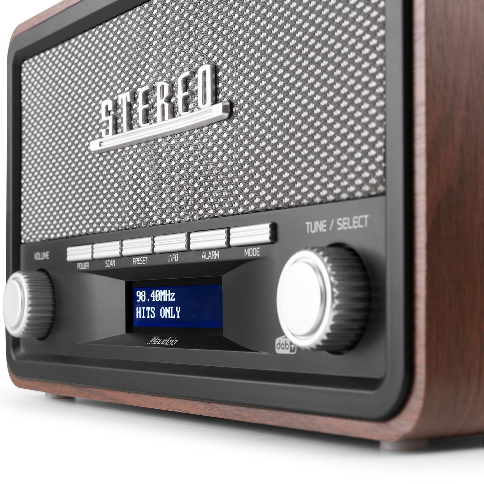 Foggia Retro DAB+ Radio Grey