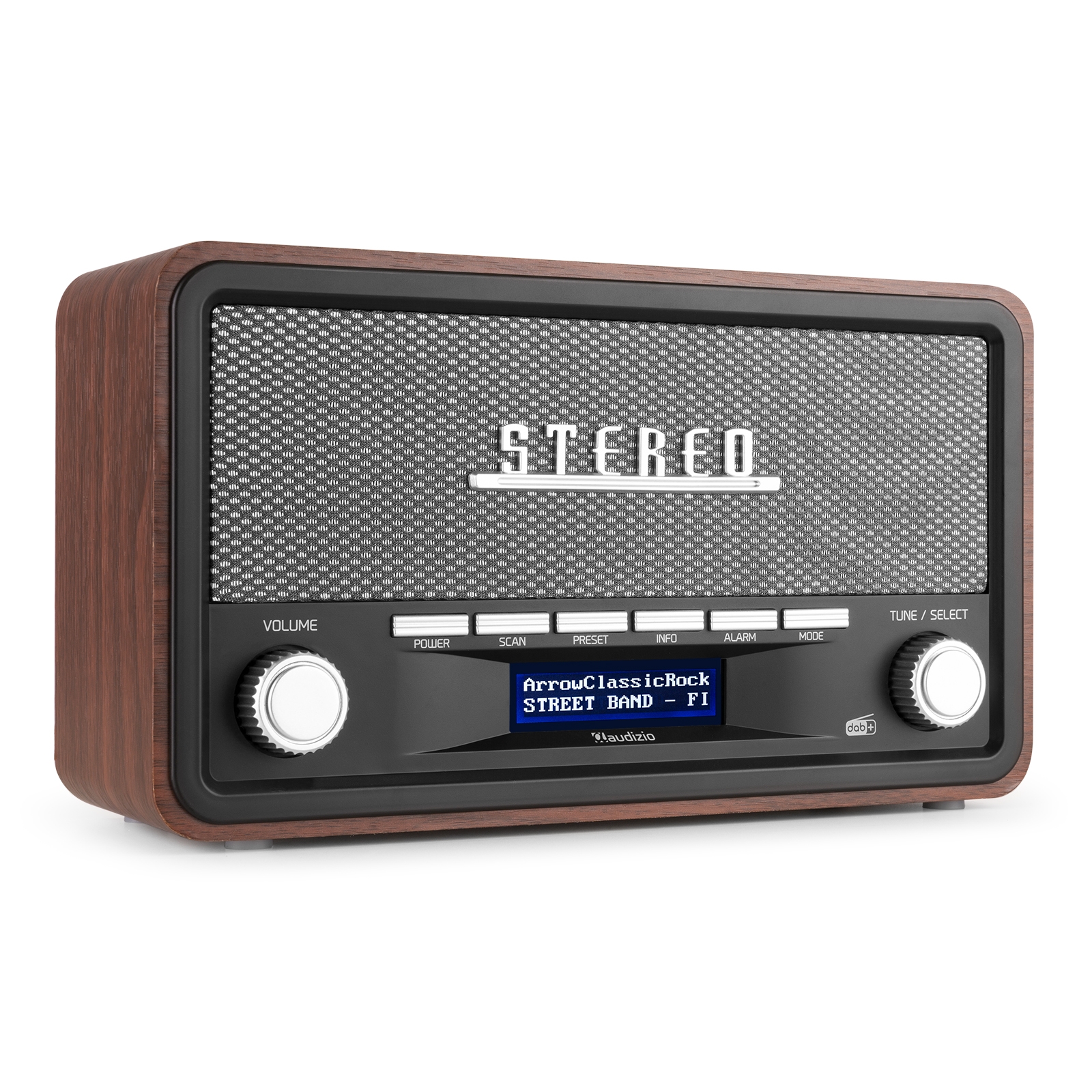 Foggia Retro DAB+ Radio Grey