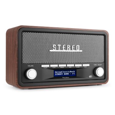 Foggia Retro DAB+ Radio Grey