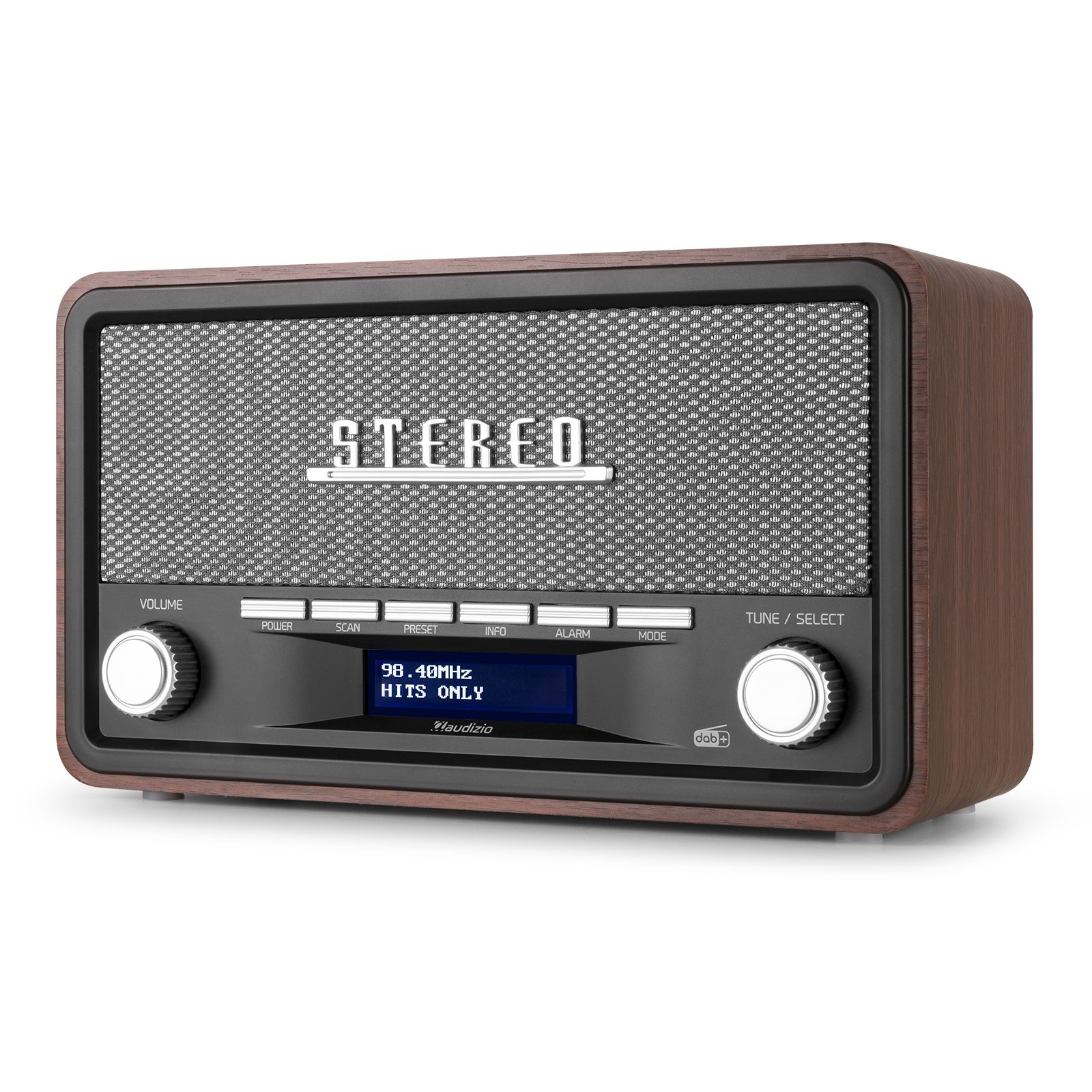 Foggia Retro DAB+ Radio Grey