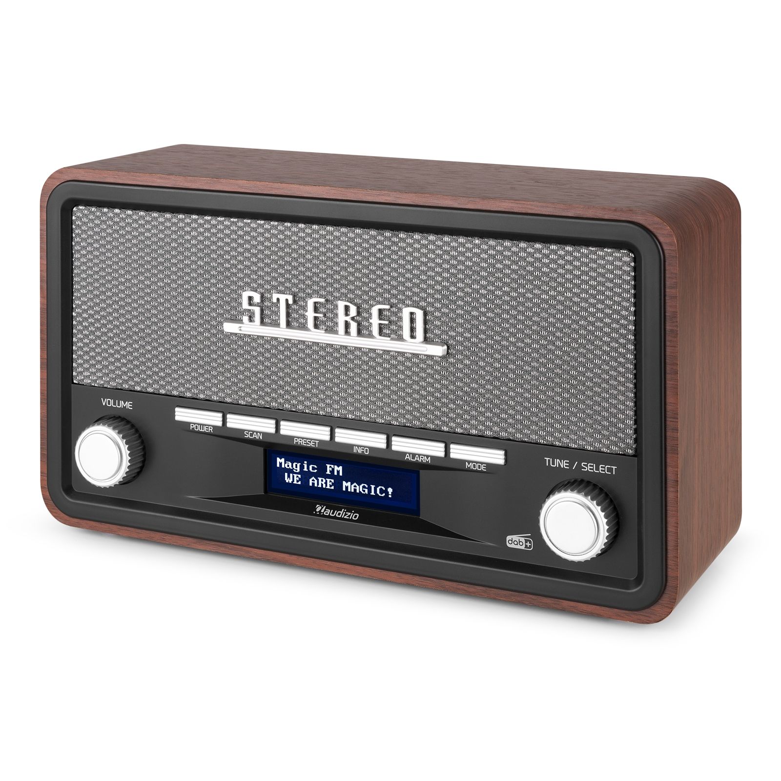 Foggia Retro DAB+ Radio Grey
