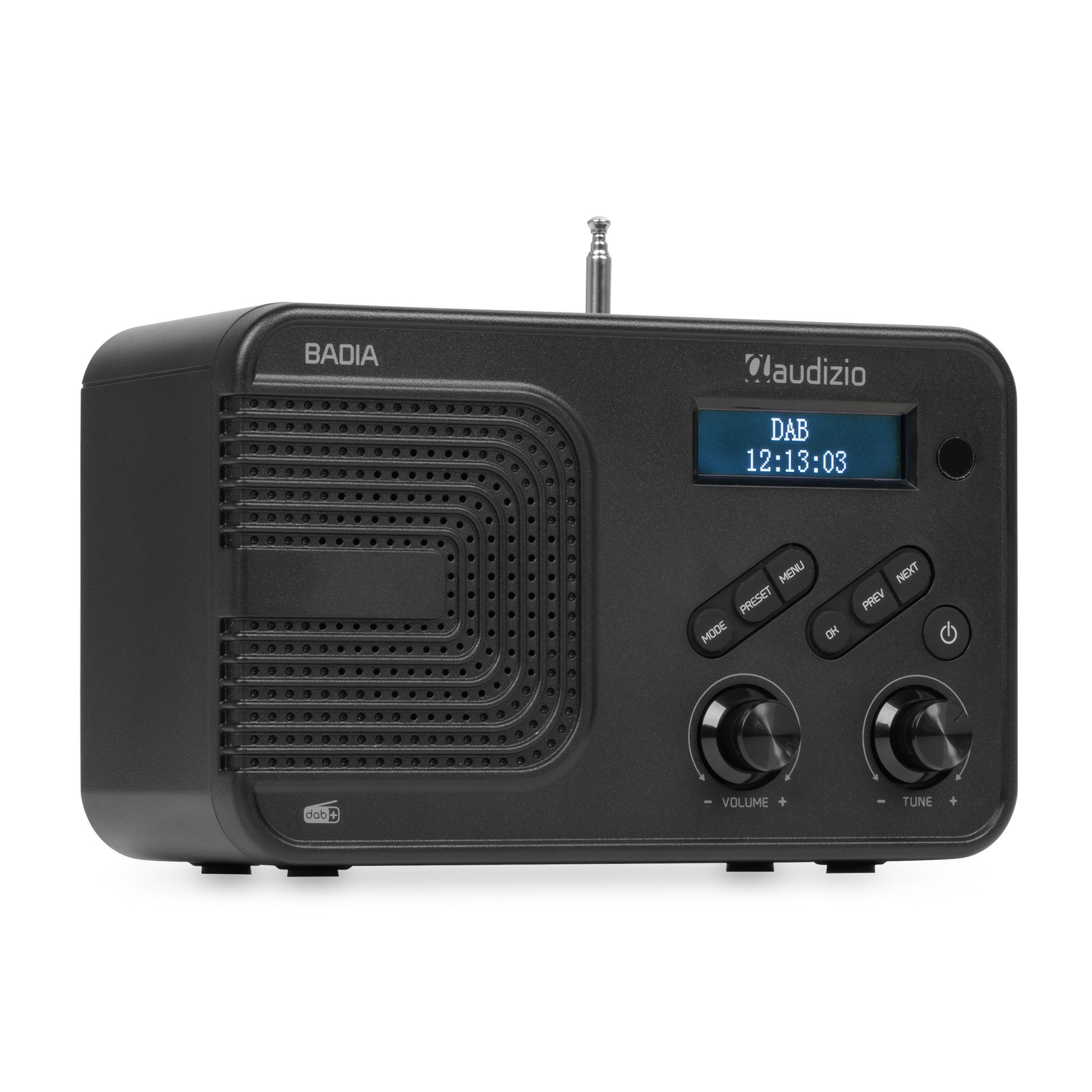 Badia DAB+ Radio with Battery Black