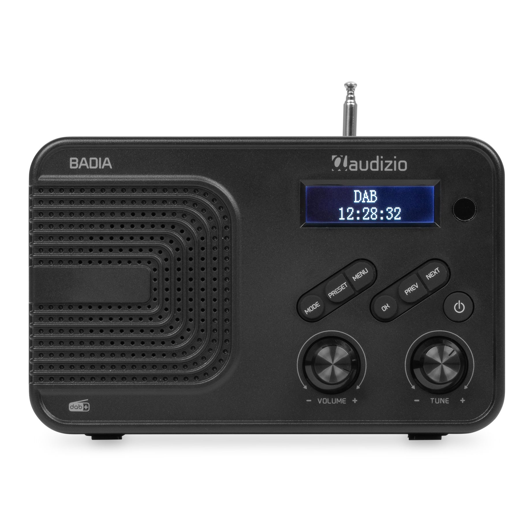 Badia DAB+ Radio with Battery Black