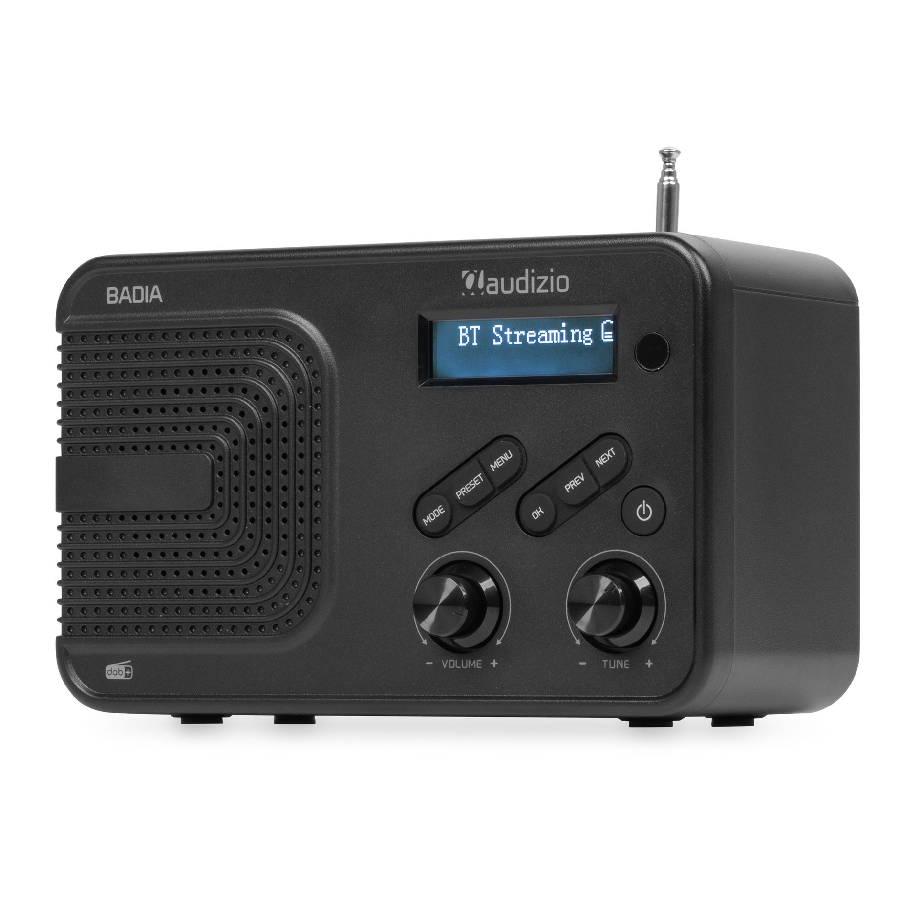 Badia DAB+ Radio with Battery Black