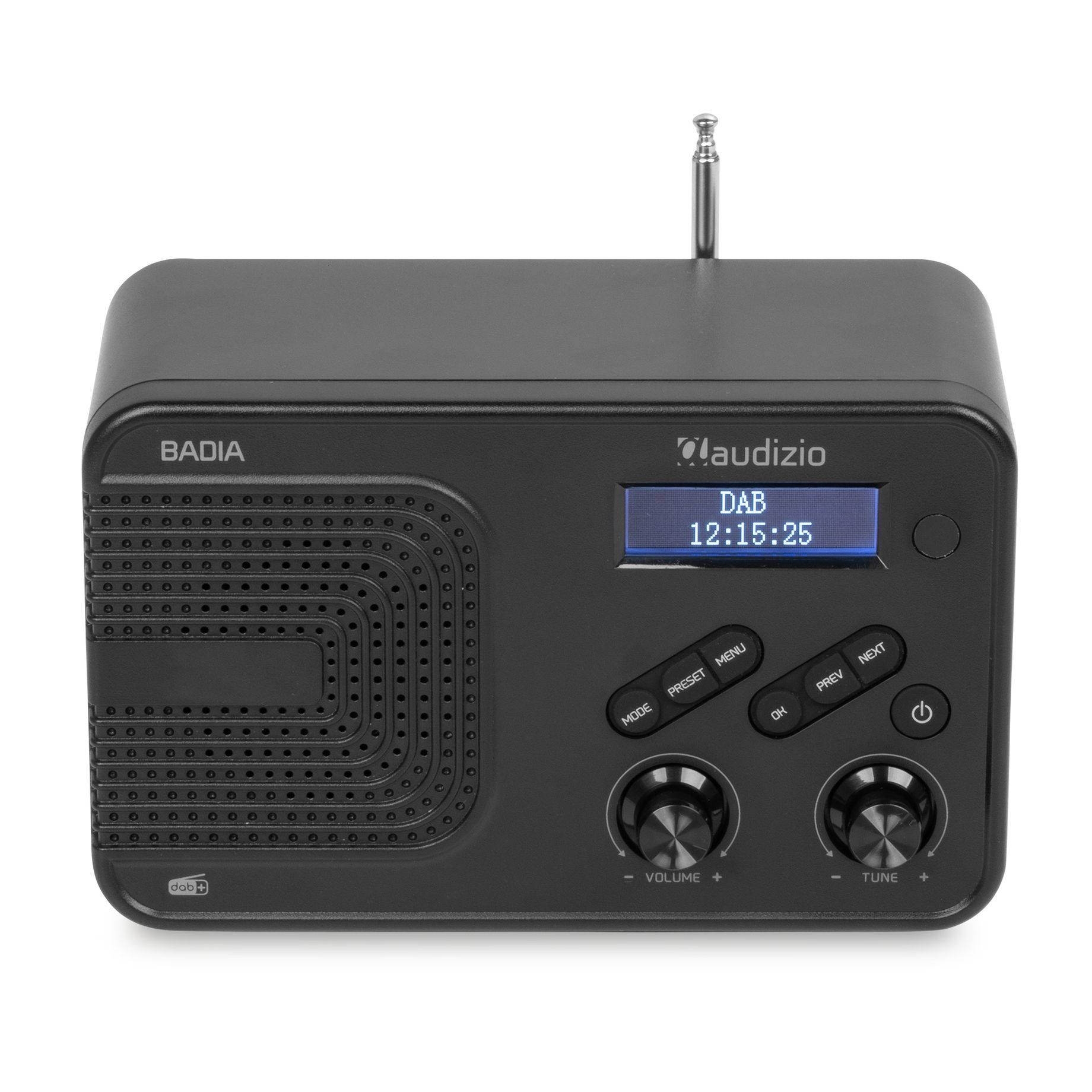 Badia DAB+ Radio with Battery Black