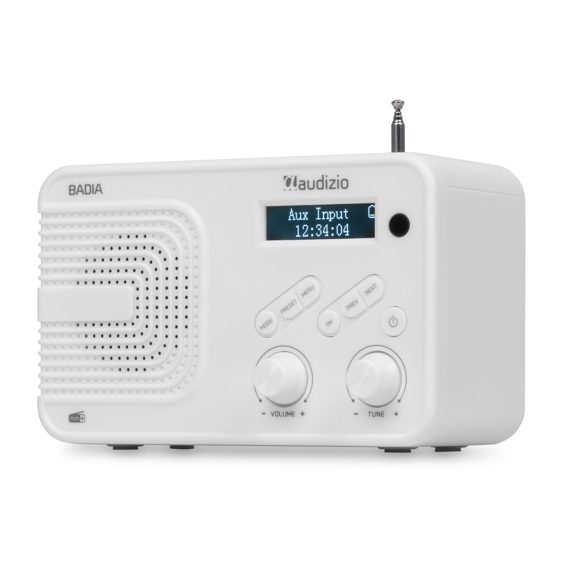 Badia DAB+ Radio with Battery White
