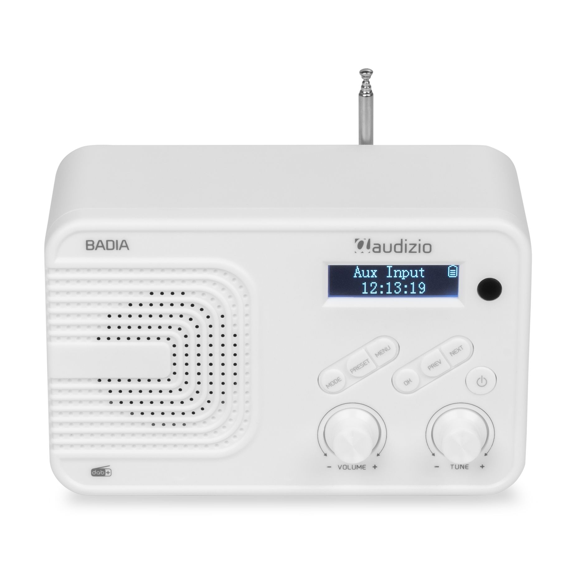 Badia DAB+ Radio with Battery White
