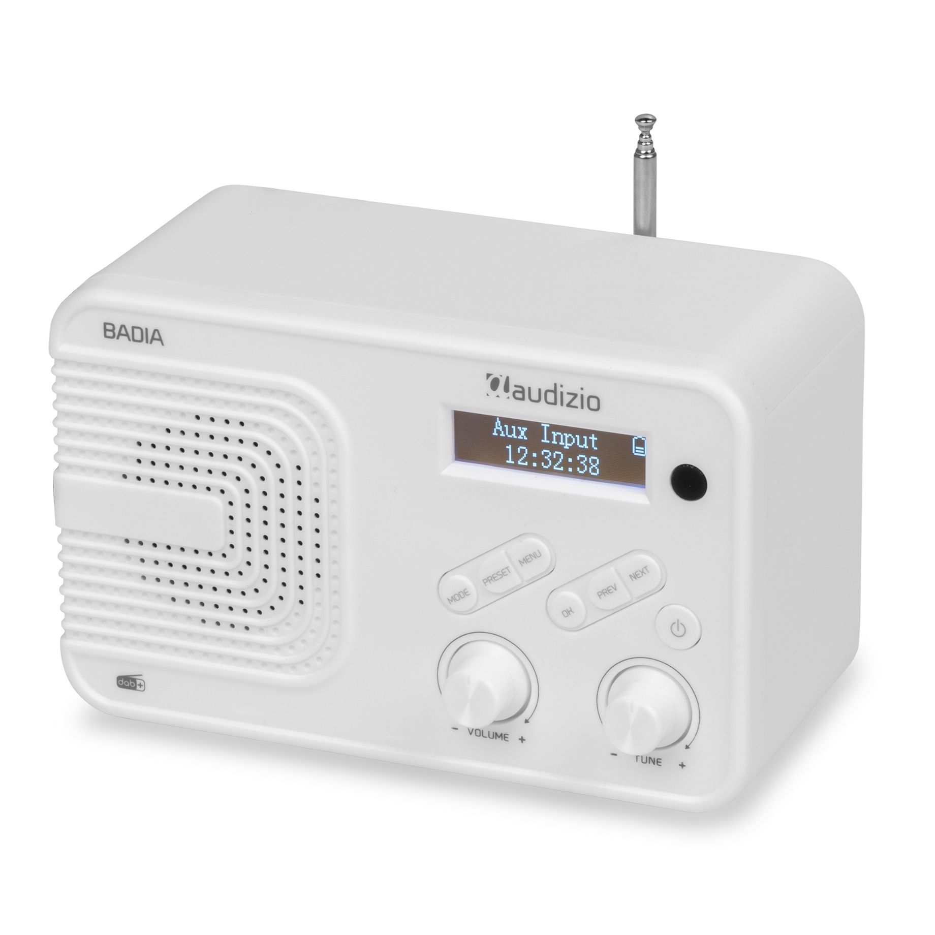 Badia DAB+ Radio with Battery White