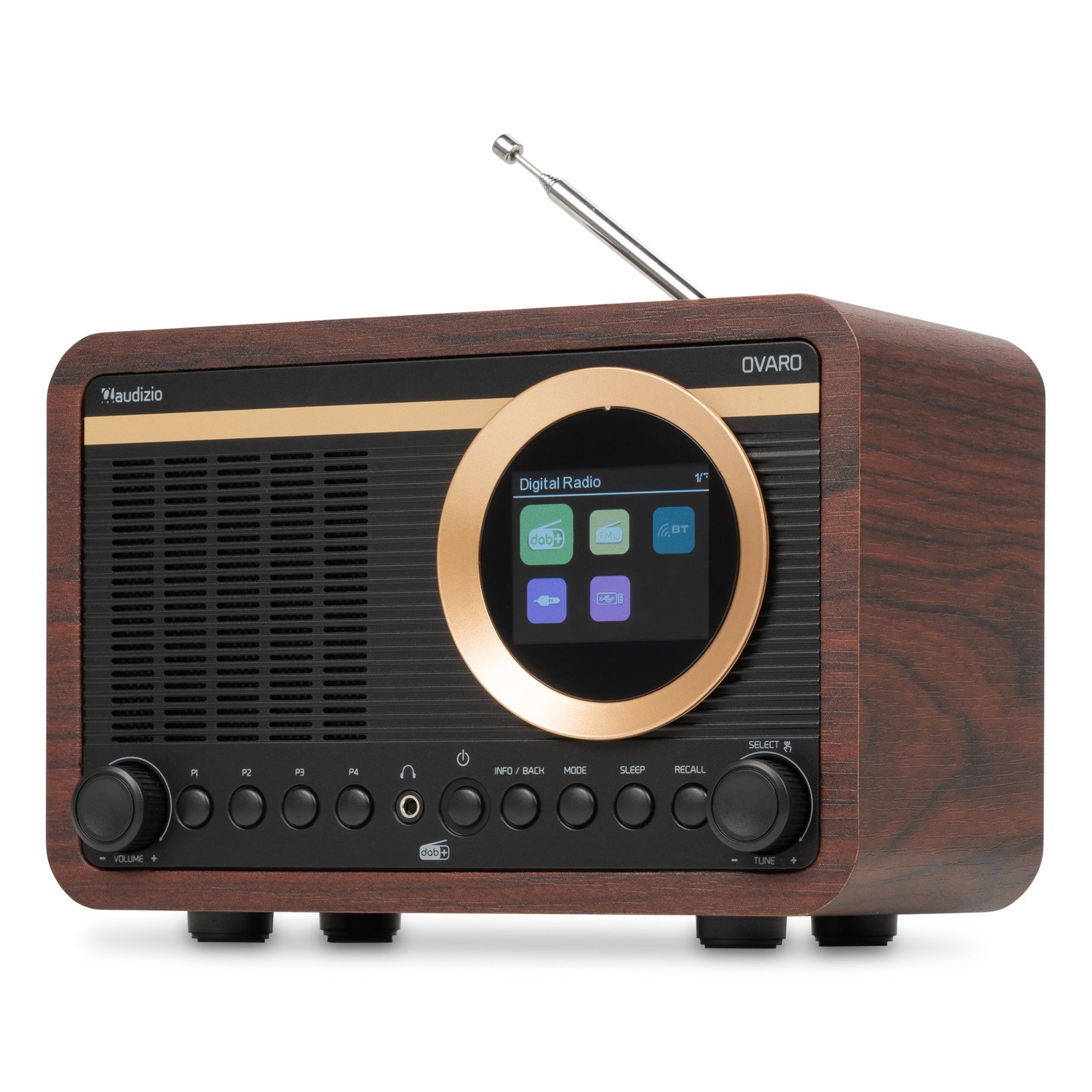Ovaro DAB+ Radio Dark Wood