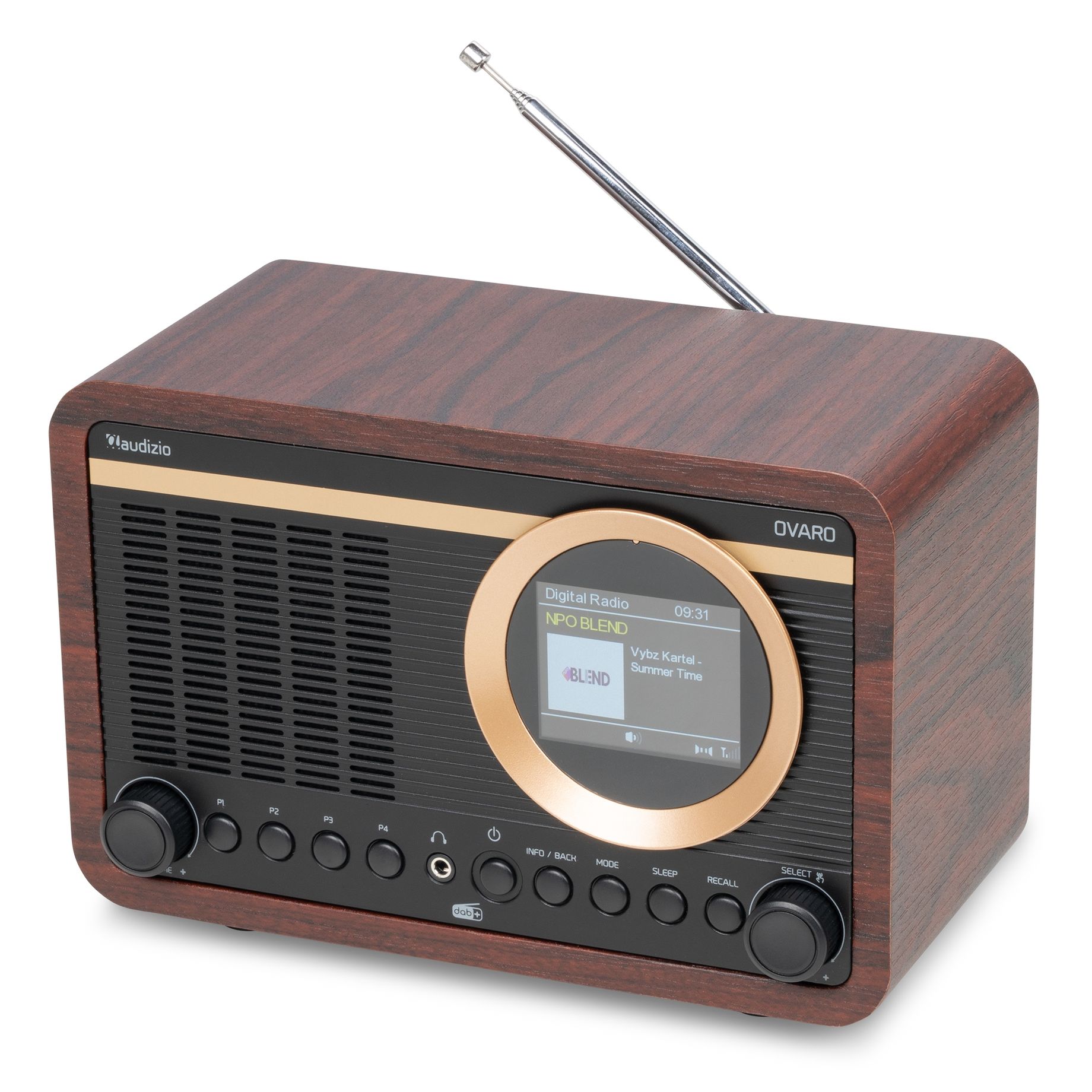 Ovaro DAB+ Radio Dark Wood