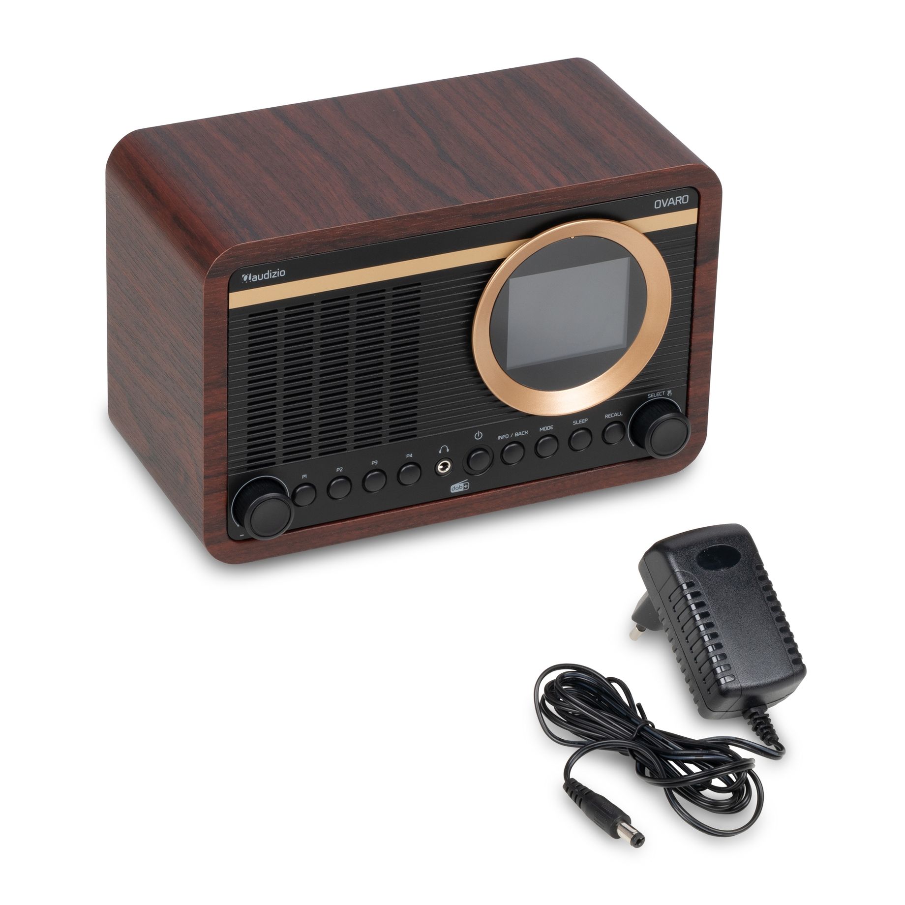 Ovaro DAB+ Radio Dark Wood