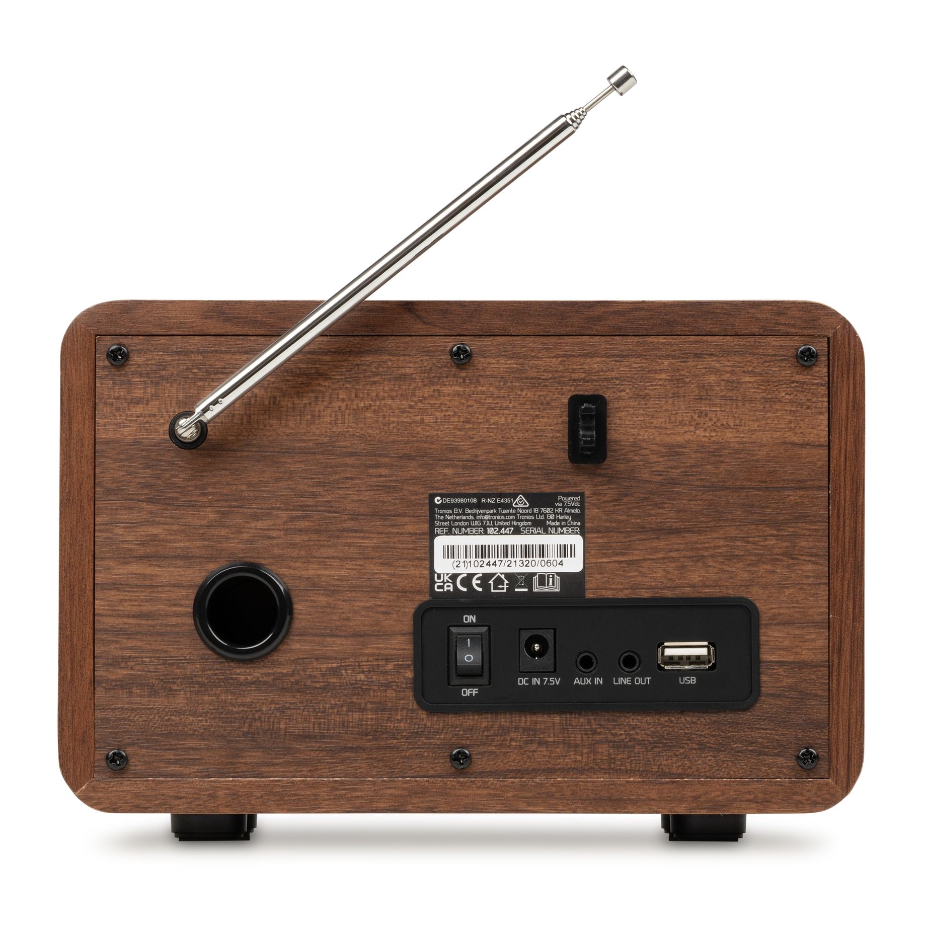 Ovaro DAB+ Radio Wood