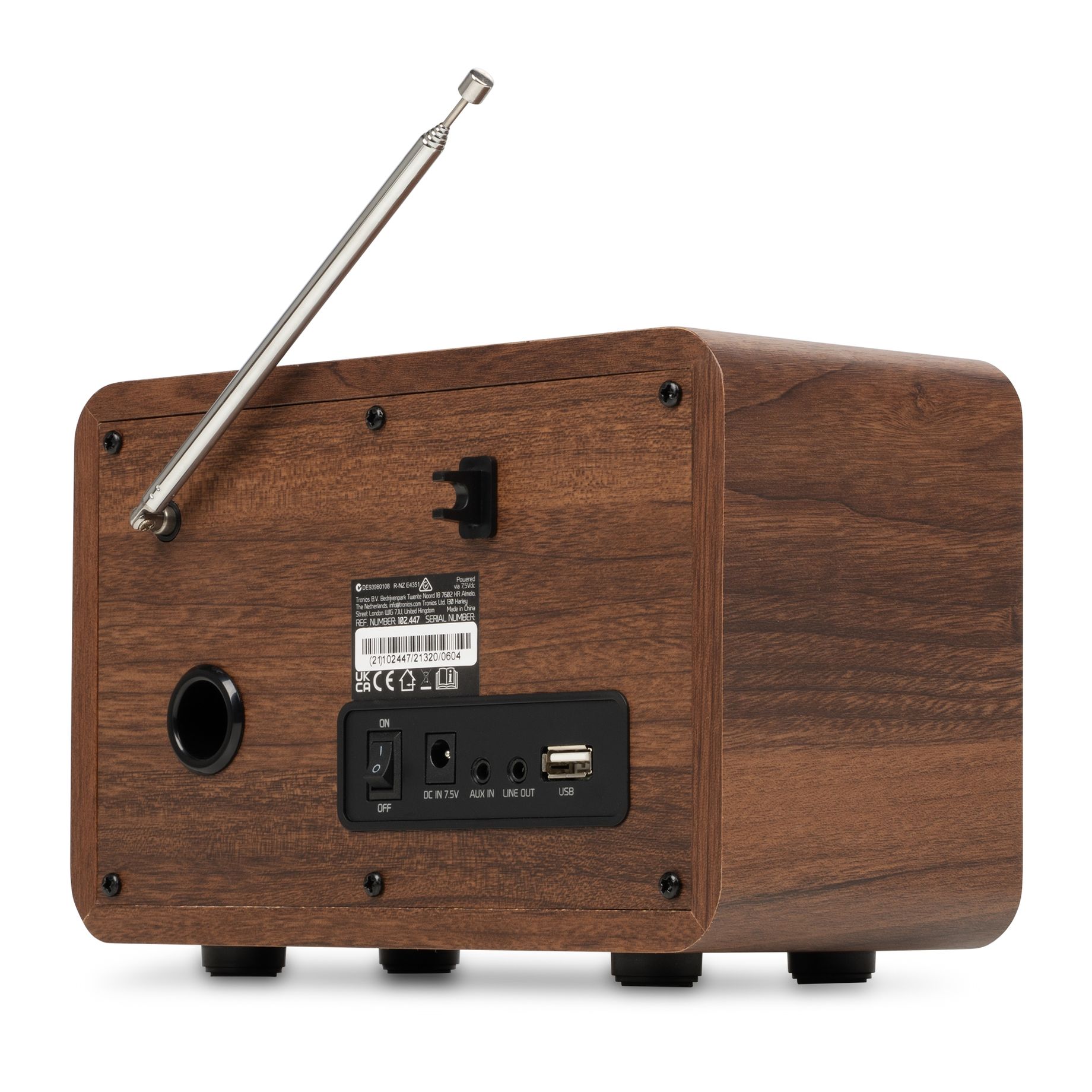 Ovaro DAB+ Radio Wood