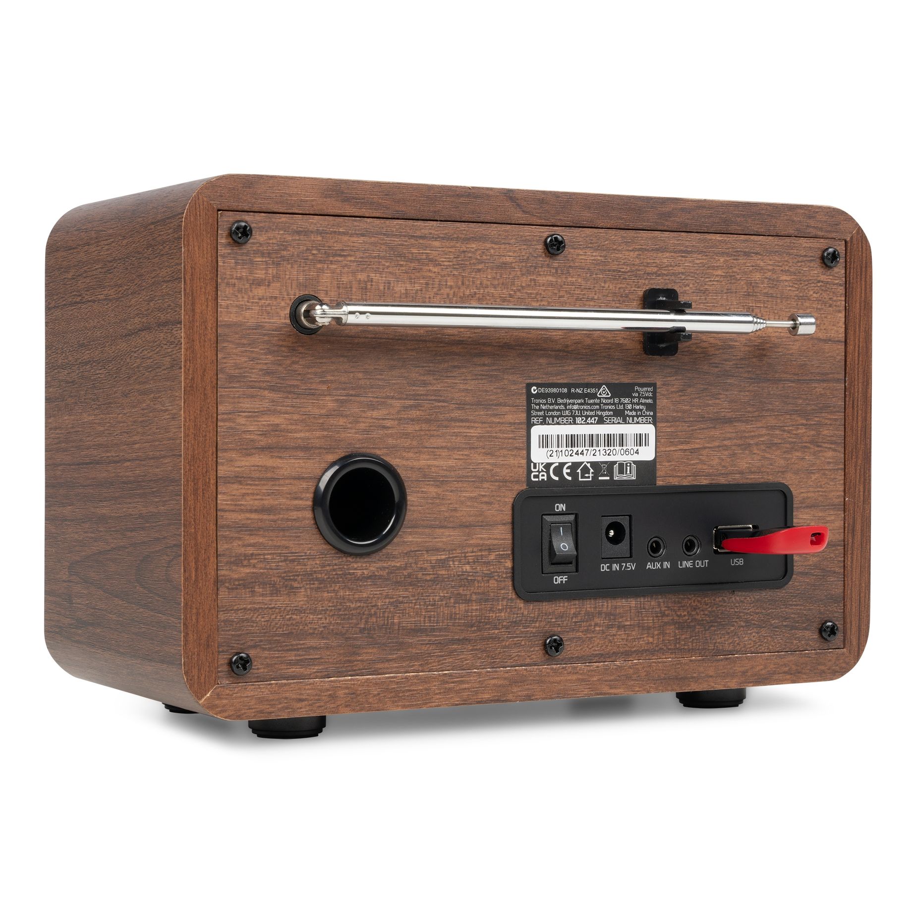 Ovaro DAB+ Radio Wood