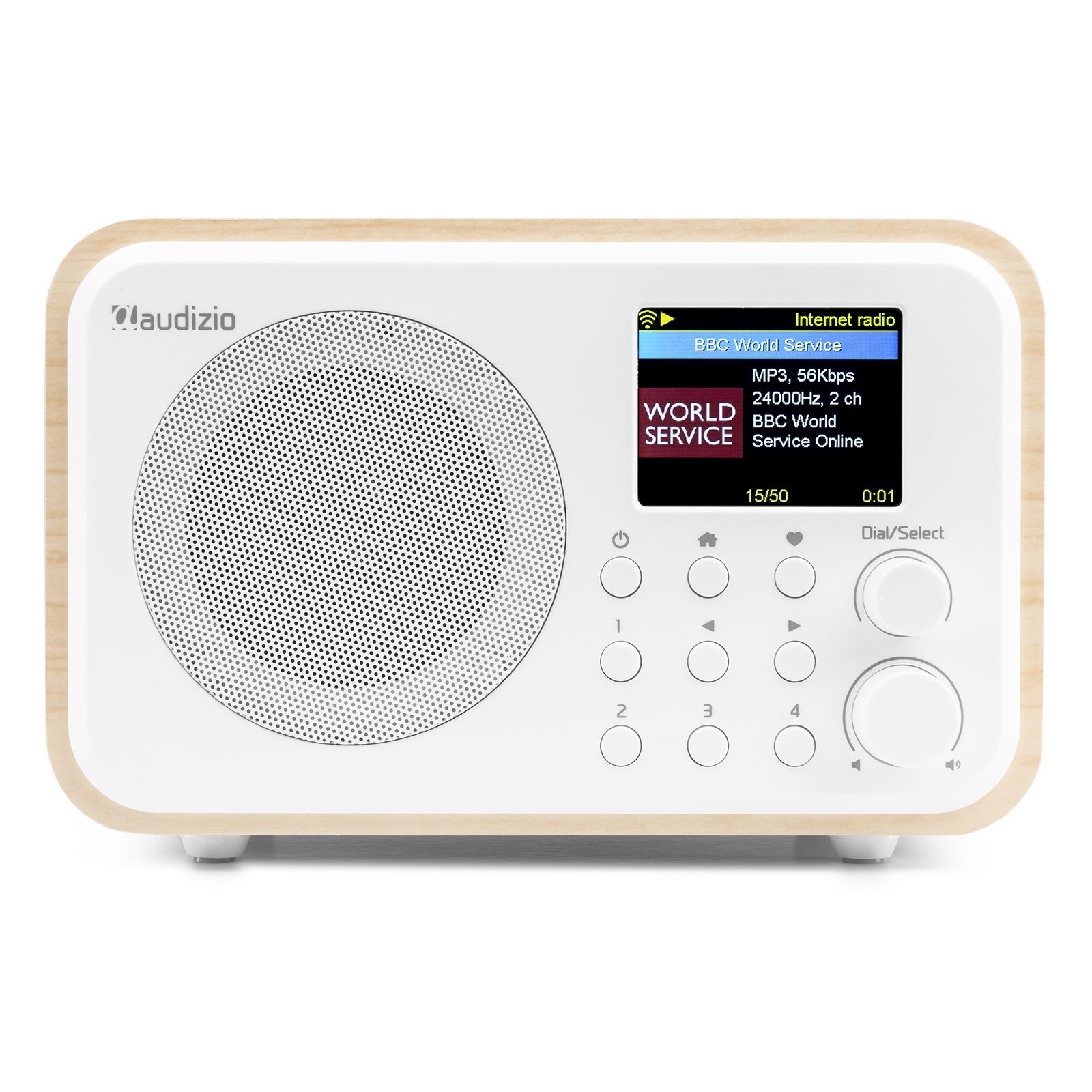 Vicenza WIFI Internet Radio with DAB+ and Battery White