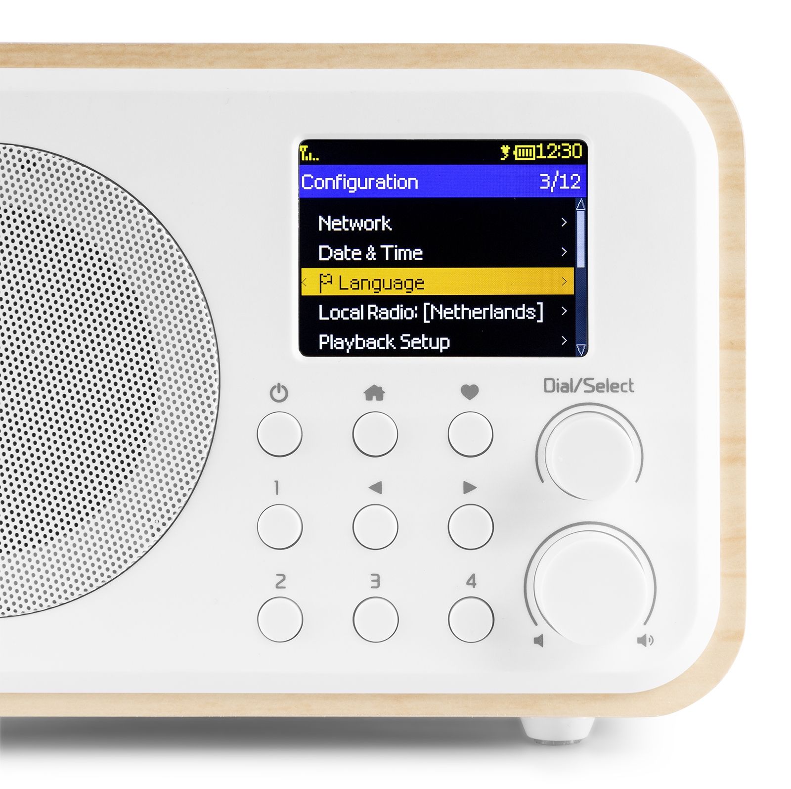 Vicenza WIFI Internet Radio with DAB+ and Battery White