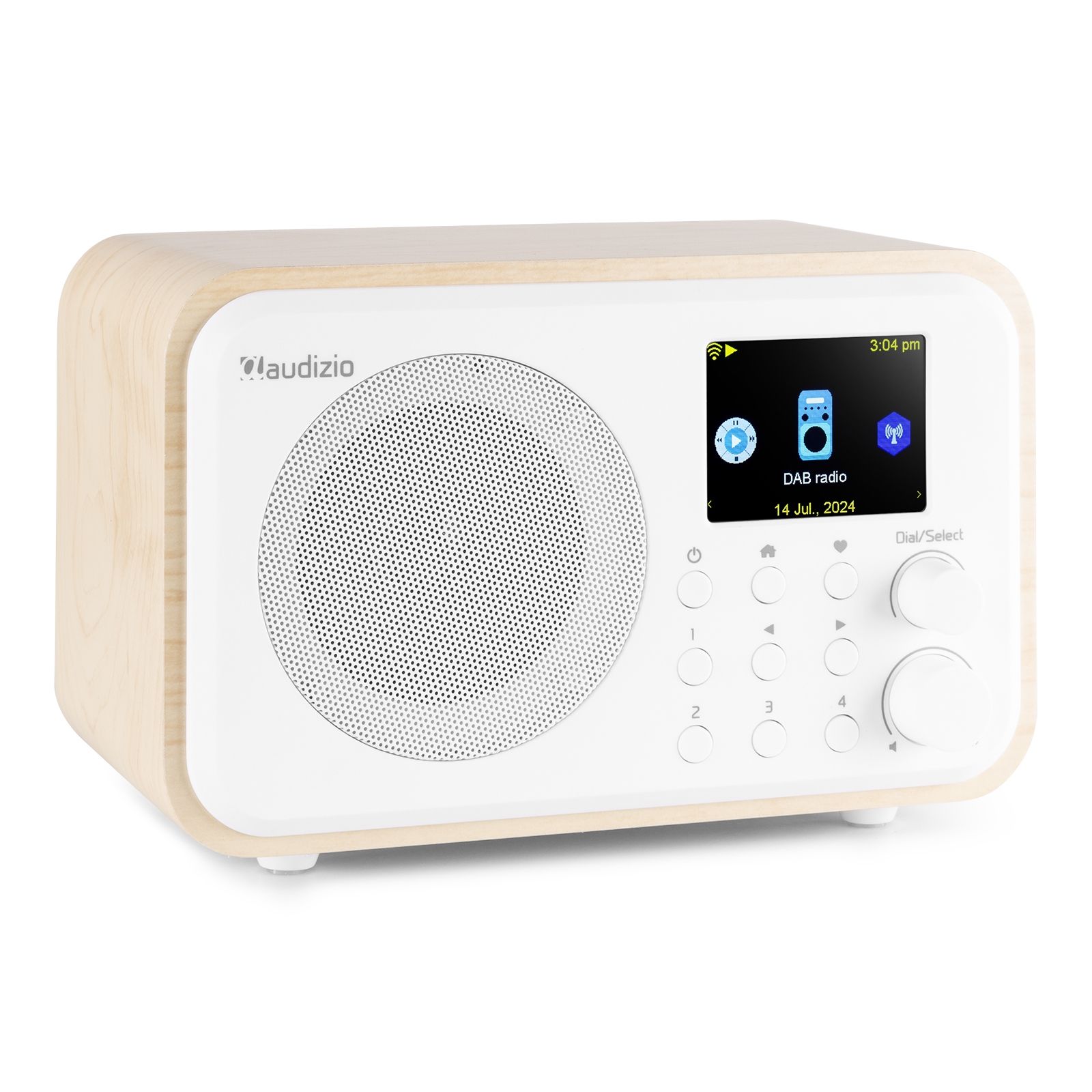 Vicenza WIFI Internet Radio with DAB+ and Battery White