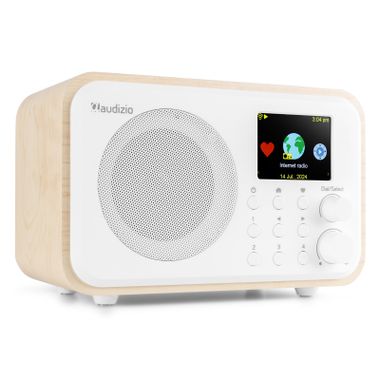 Vicenza WIFI Internet Radio with DAB+ and Battery White