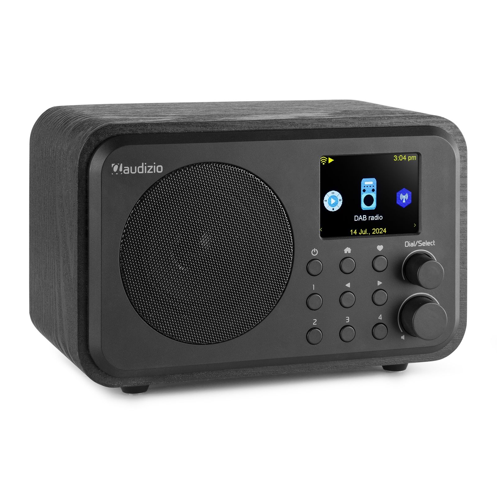 Vicenza WIFI Internet Radio with DAB+ and Battery Black