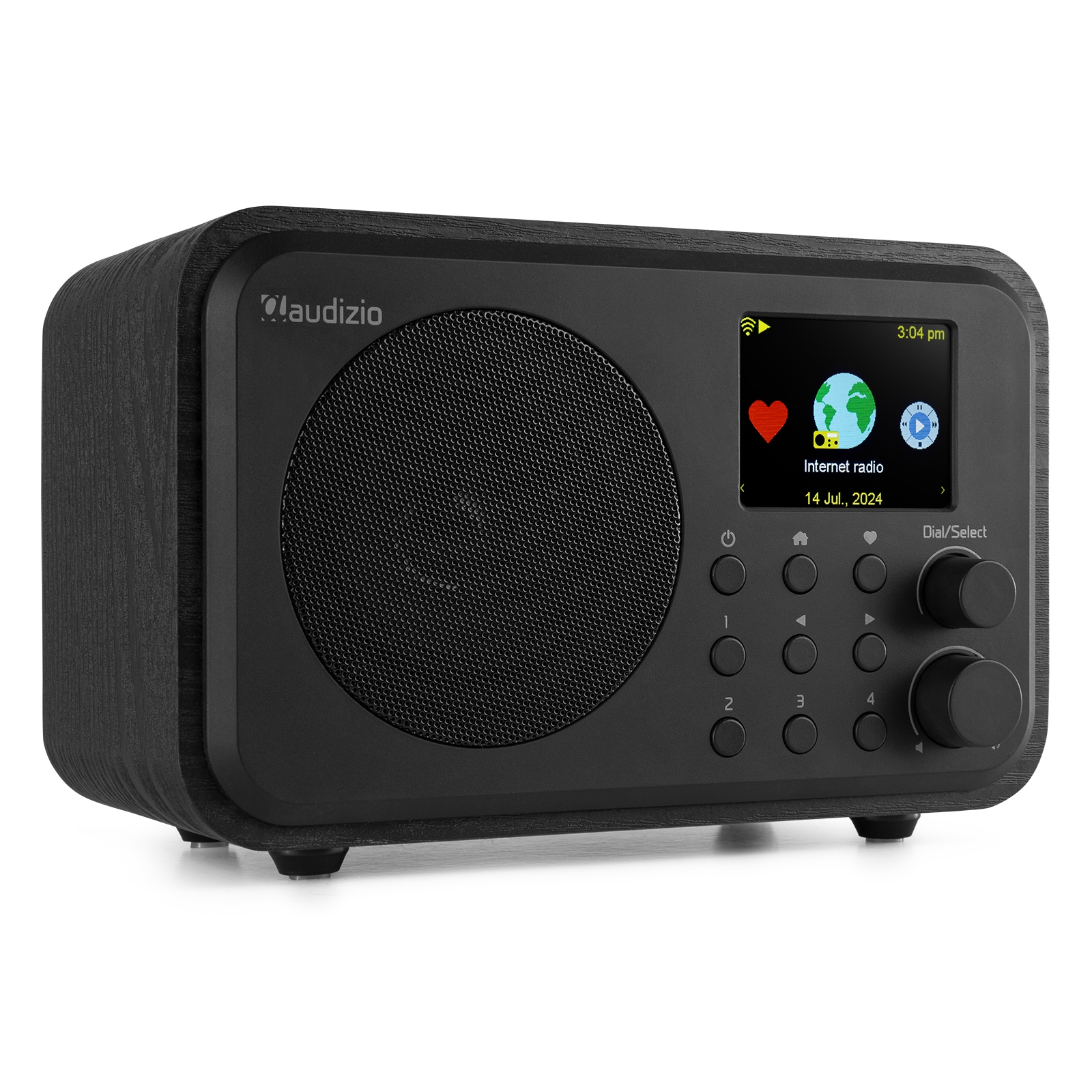 Vicenza WIFI Internet Radio with DAB+ and Battery Black