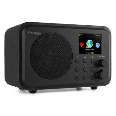 Vicenza WIFI Internet Radio with DAB+ and Battery Black