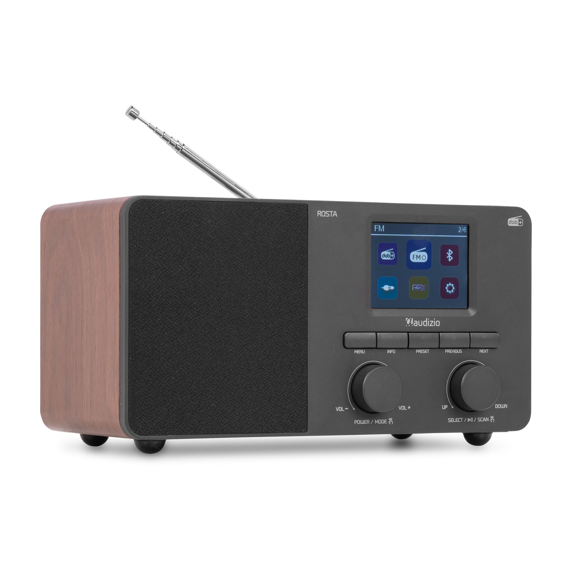 Rosta DAB+ Radio Wood