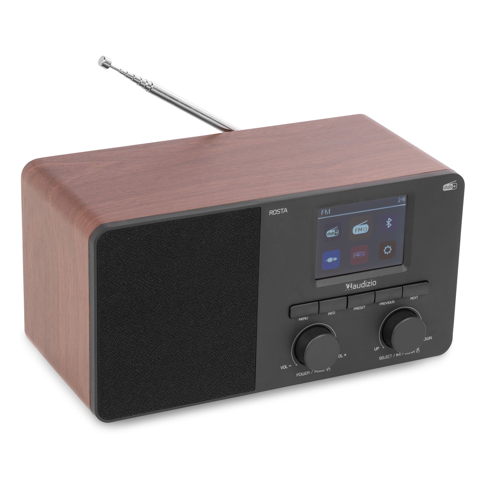 Rosta DAB+ Radio Wood