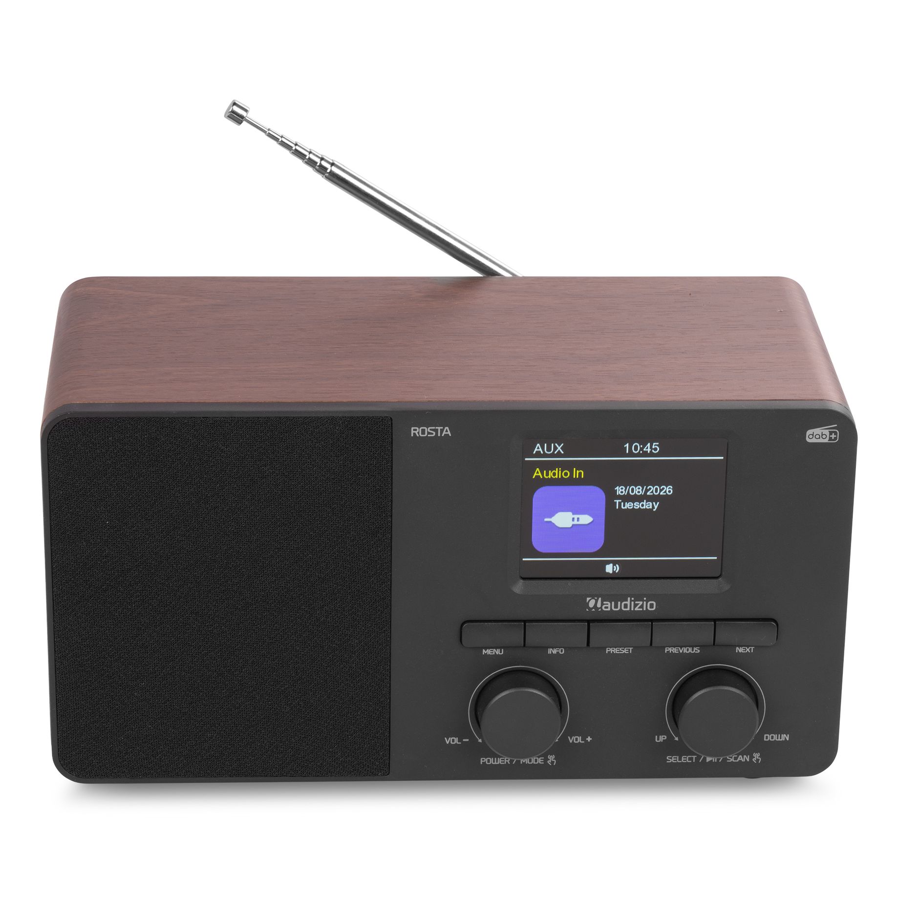 Rosta DAB+ Radio Wood