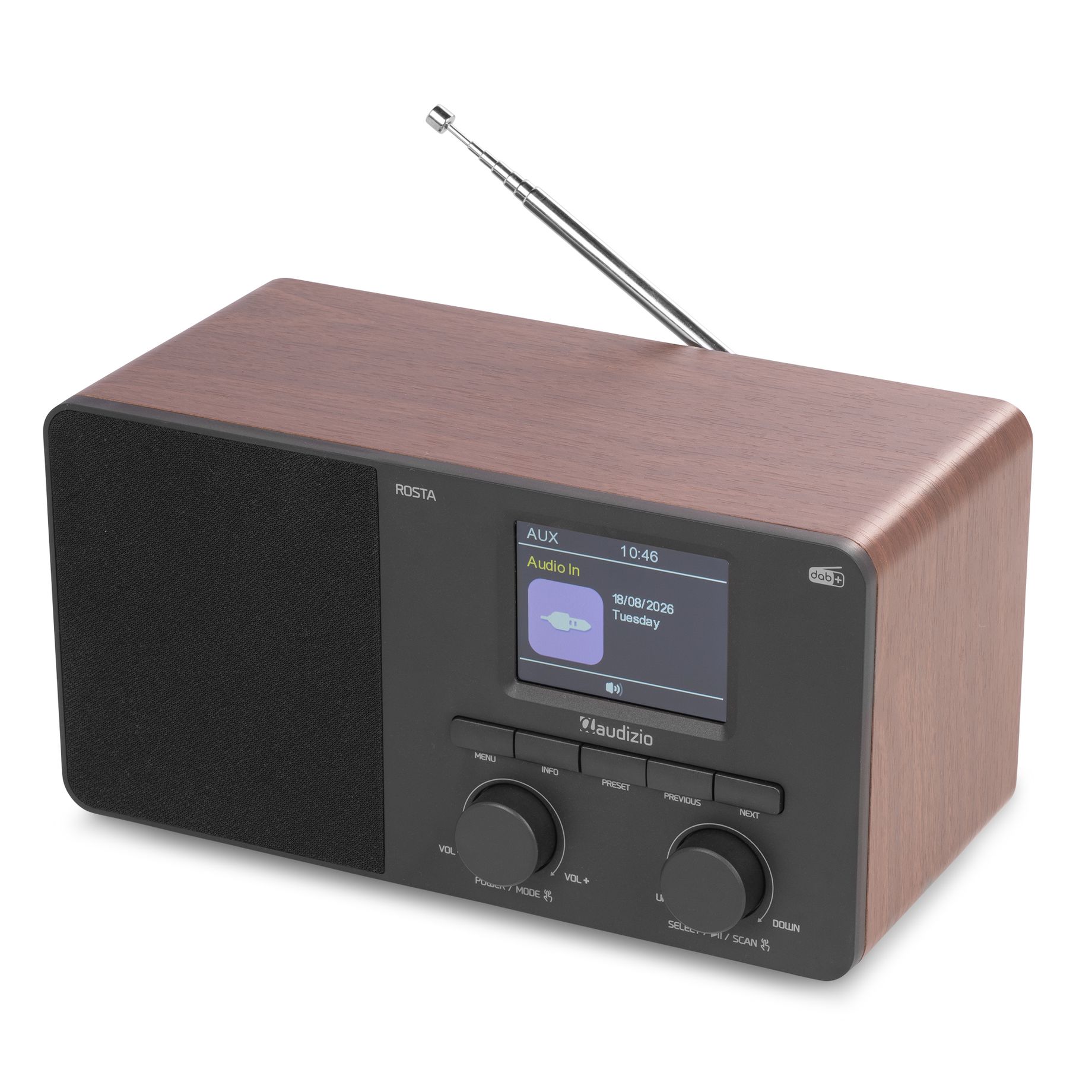 Rosta DAB+ Radio Wood